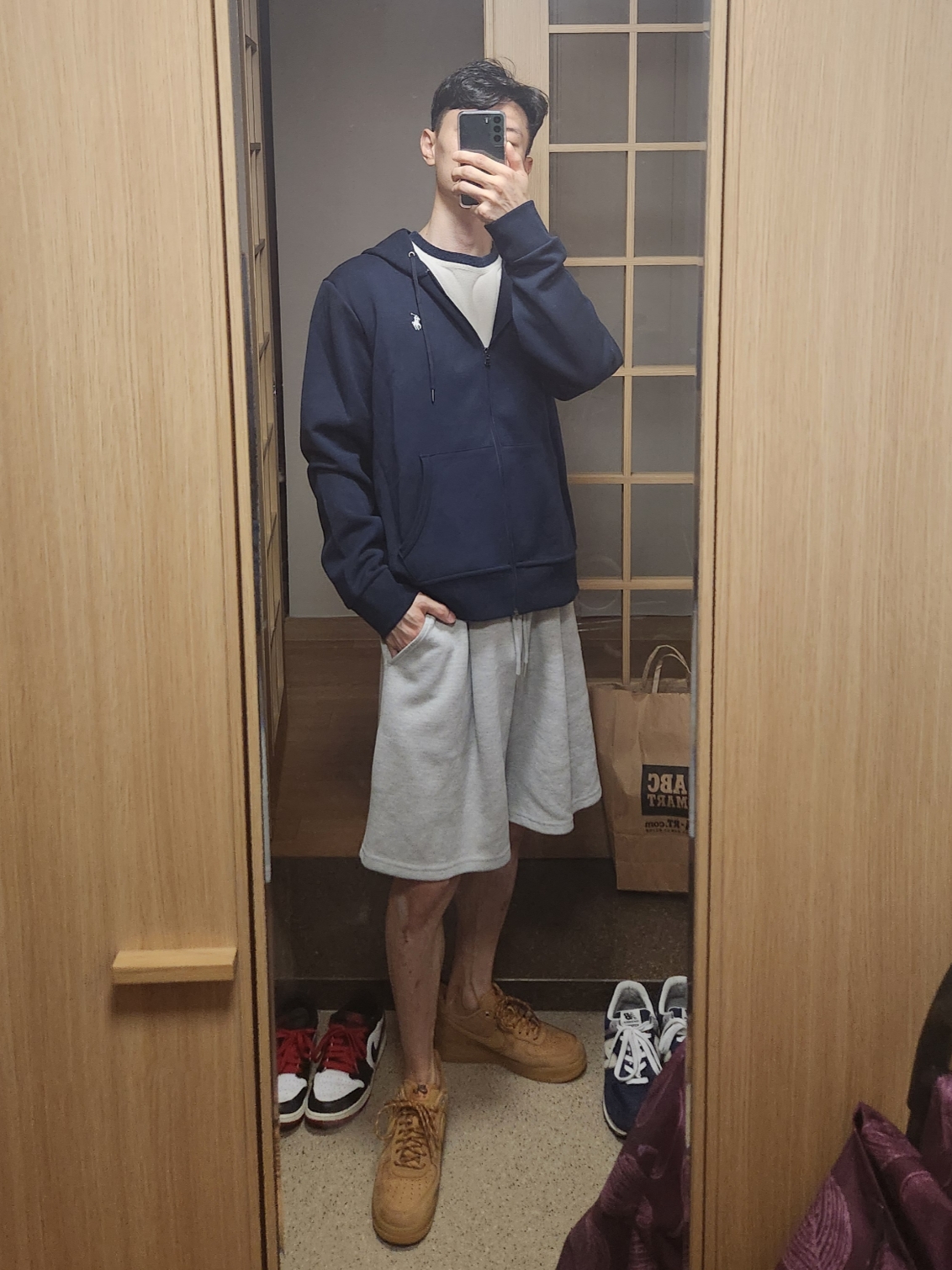 Nike Air Force 1 '07 WB Flax, [30% 적립] Polo Ralph Lauren Double Knit Full Zip Hoodie Camel - 24FW 착용 스타일