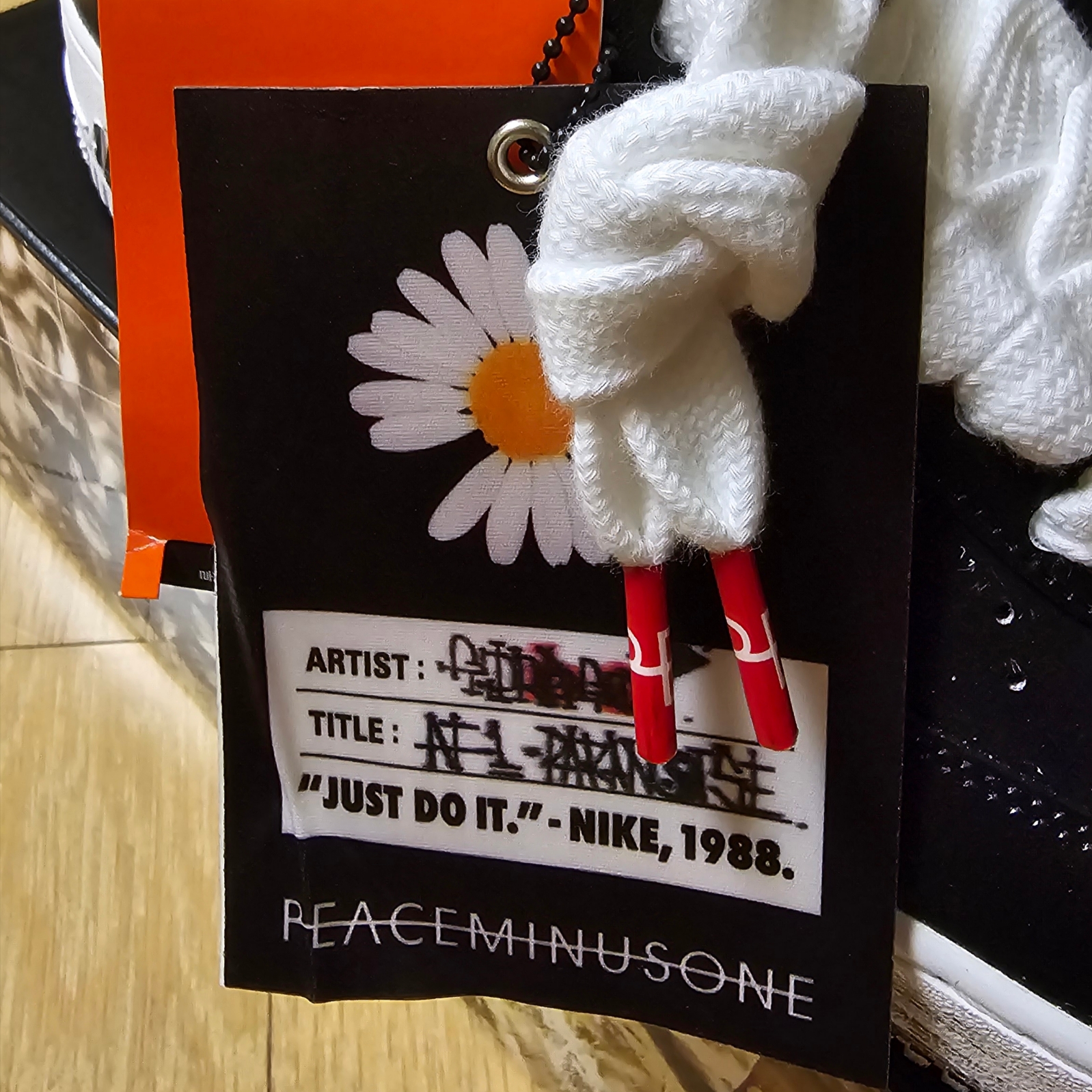 Nike x Peaceminusone Air Force 1 Low Para-Noise 3.0 Black and Multicolor 착용 스타일 - 3