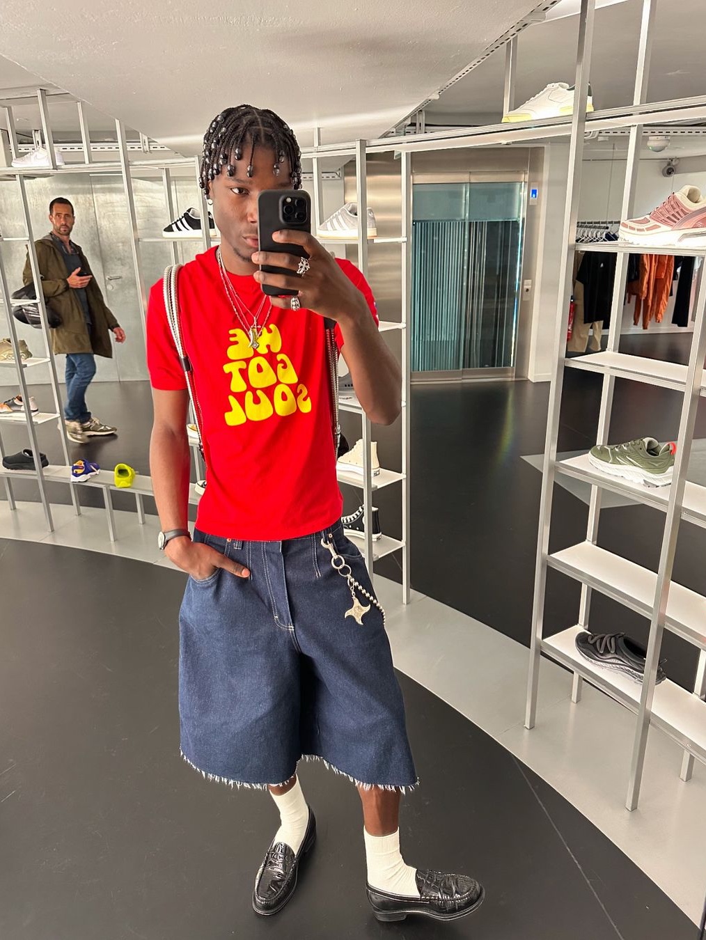 MARCO We Got Soul T-Shirt Red 착용 스타일 - 3