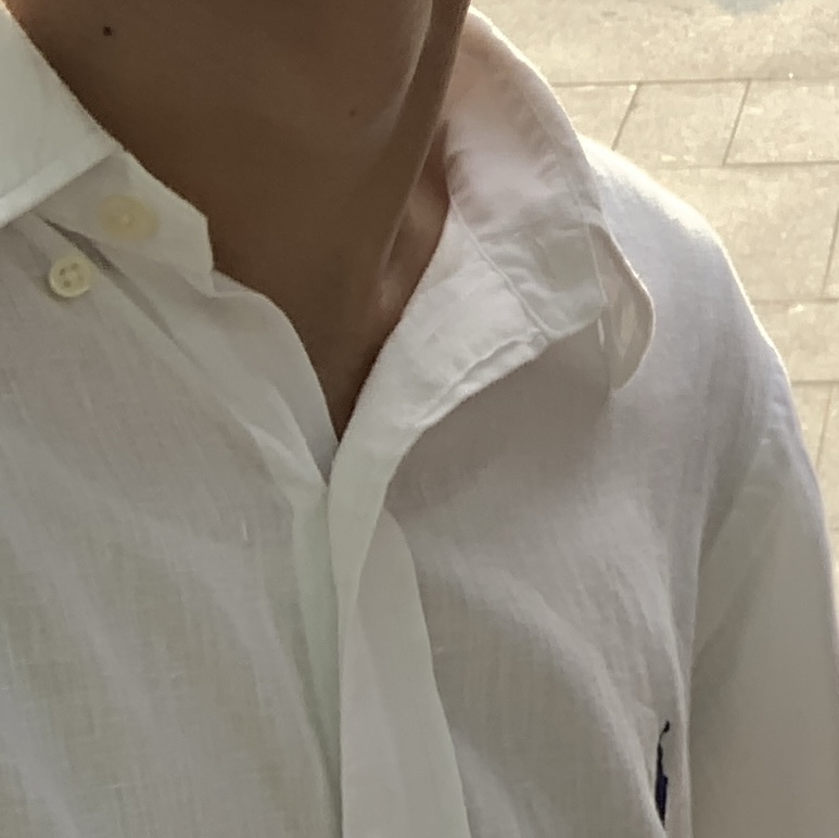 [30% 적립] Polo Ralph Lauren Classic Fit Garment Dyed Oxford Shirt White 착용 스타일