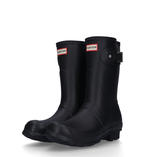 (W) Hunter Original Short Rain Boots Black