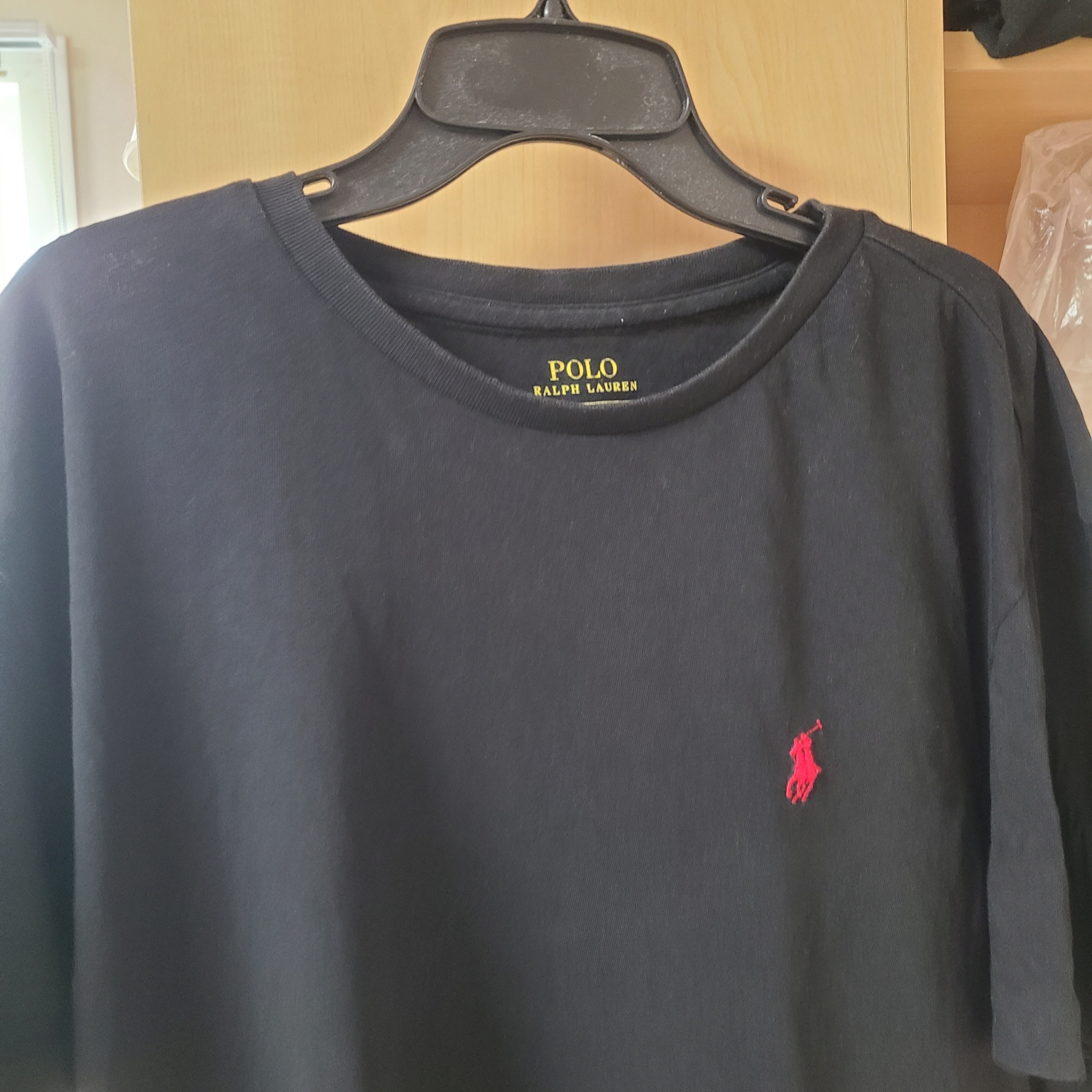 [30%적립] Polo Ralph Lauren Custom Slim Crewneck T-Shirt Black 착용 스타일 - 1