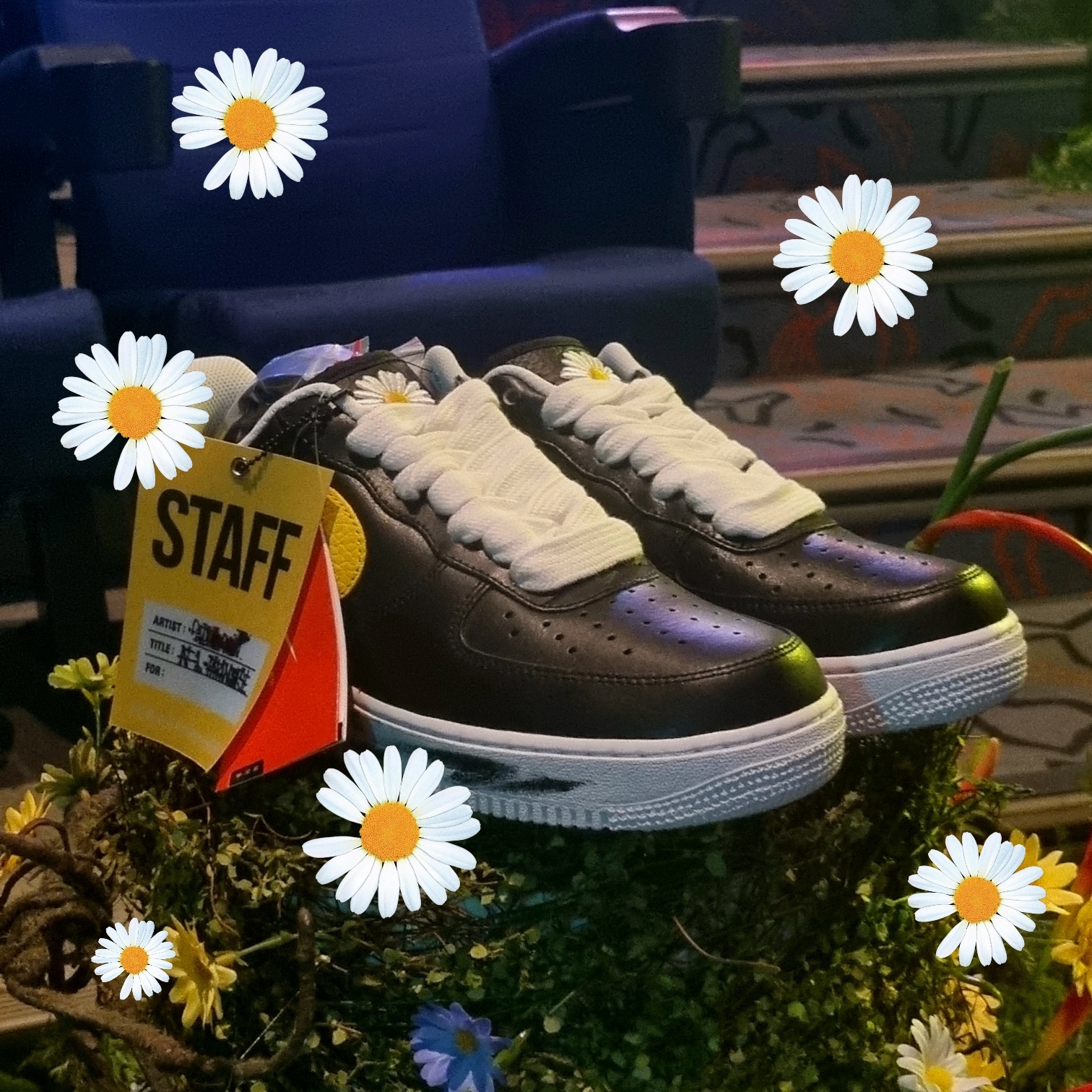 Nike x Peaceminusone Air Force 1 Low Para-Noise 3.0 Black and Multicolor, Nike x Peaceminusone Air Force 1 Low Para-Noise 착용 스타일 - 4