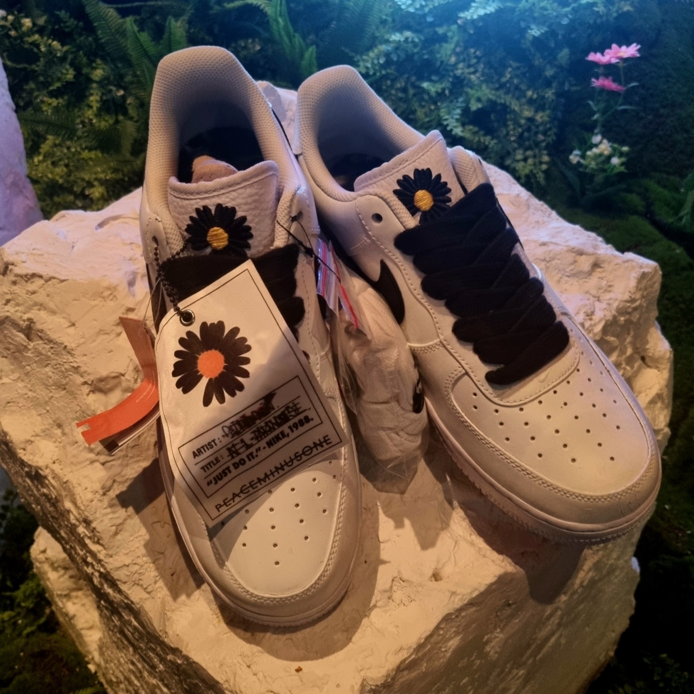 Nike x Peaceminusone Air Force 1 Low Para-Noise 3.0 Black and Multicolor, Nike x Peaceminusone Air Force 1 Low Para-Noise 착용 스타일 - 5