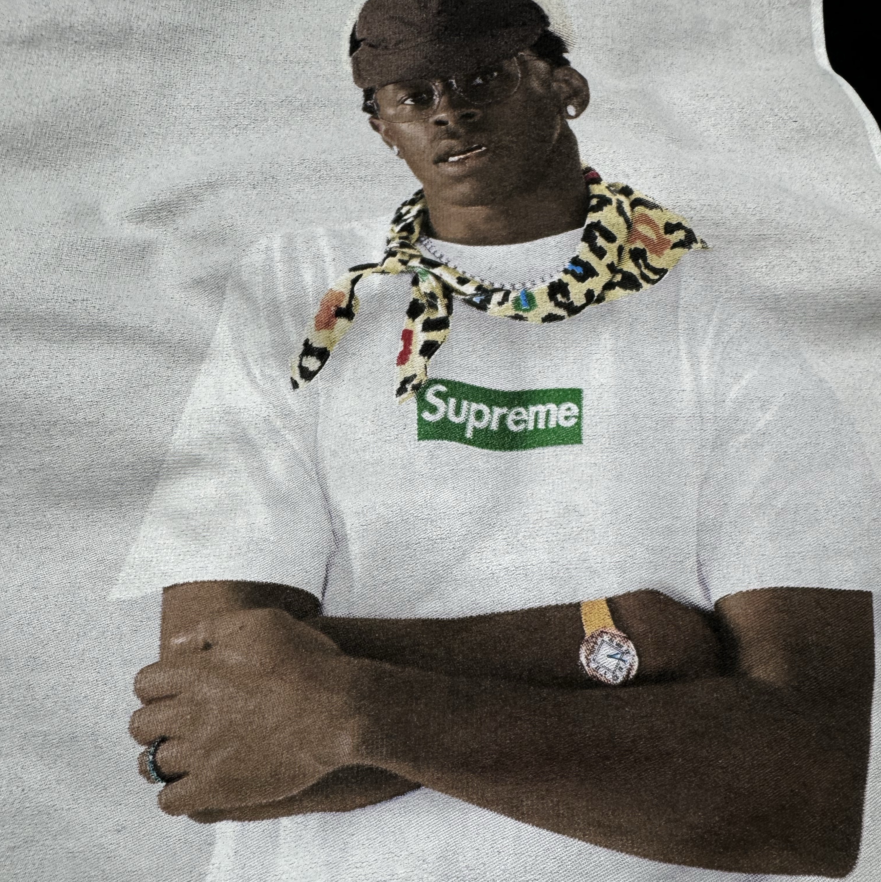 Supreme Tyler The Creator T-Shirt Black - 24FW 착용 스타일