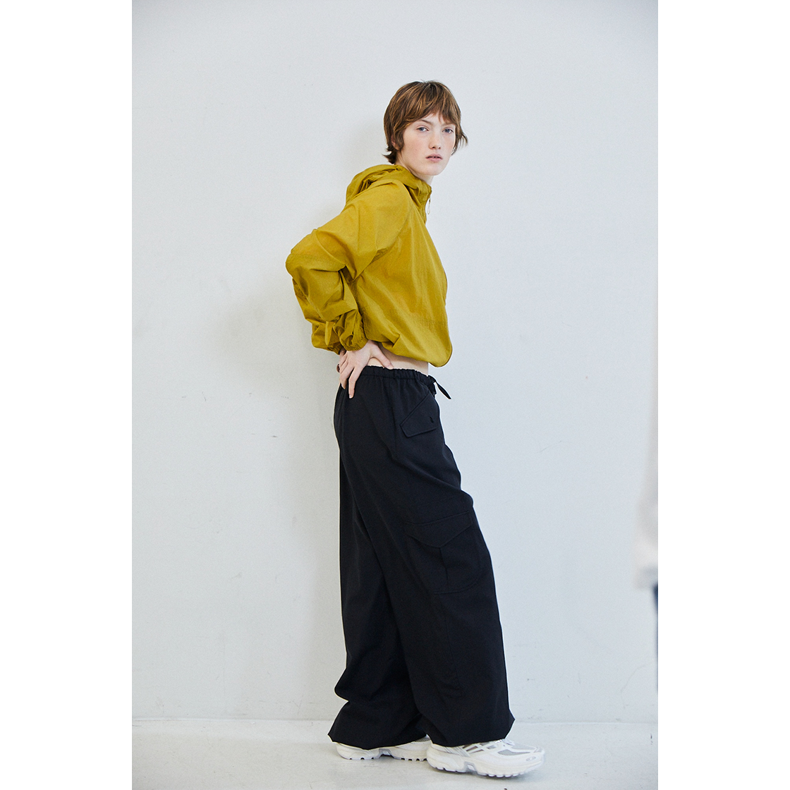 파르벵 포터 스트링 카고 팬츠 블랙(FARVEN Potter String Cargo Pants Black) - 2
