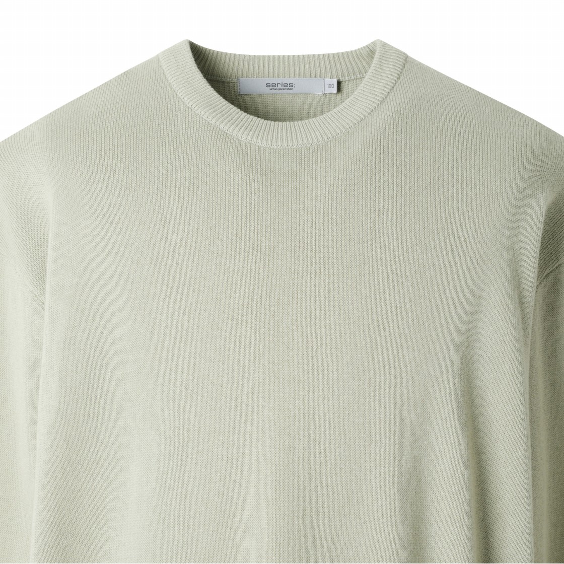 시리즈 맨투맨 니트 라임(SERIES Sweatshirt Knit Lime) - 4