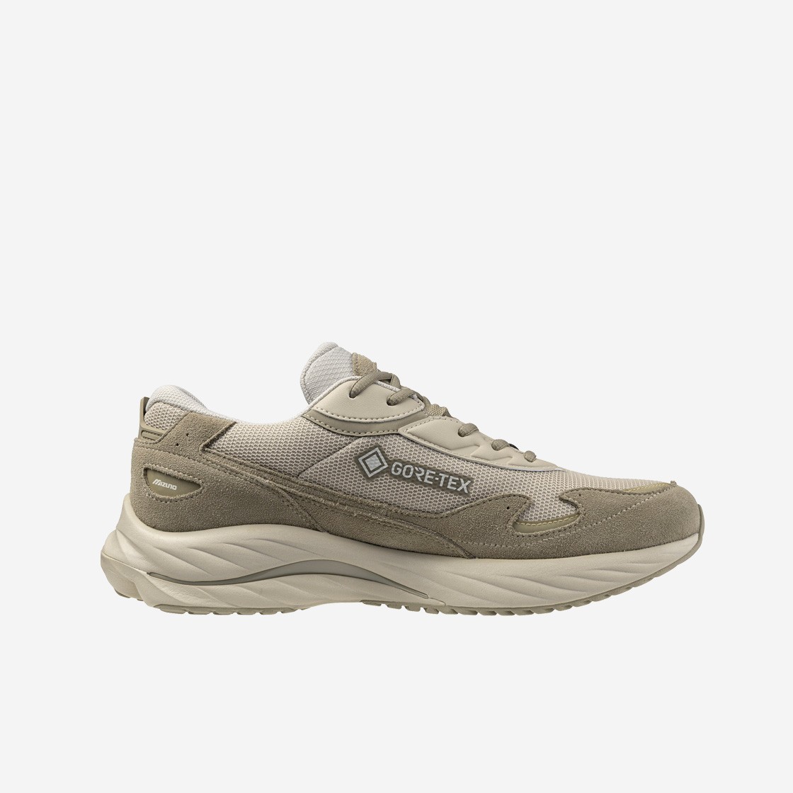 Mizuno Wave Rider β GTX Silver Cloud Vintage Khaki GE Gold 상세 이미지 2