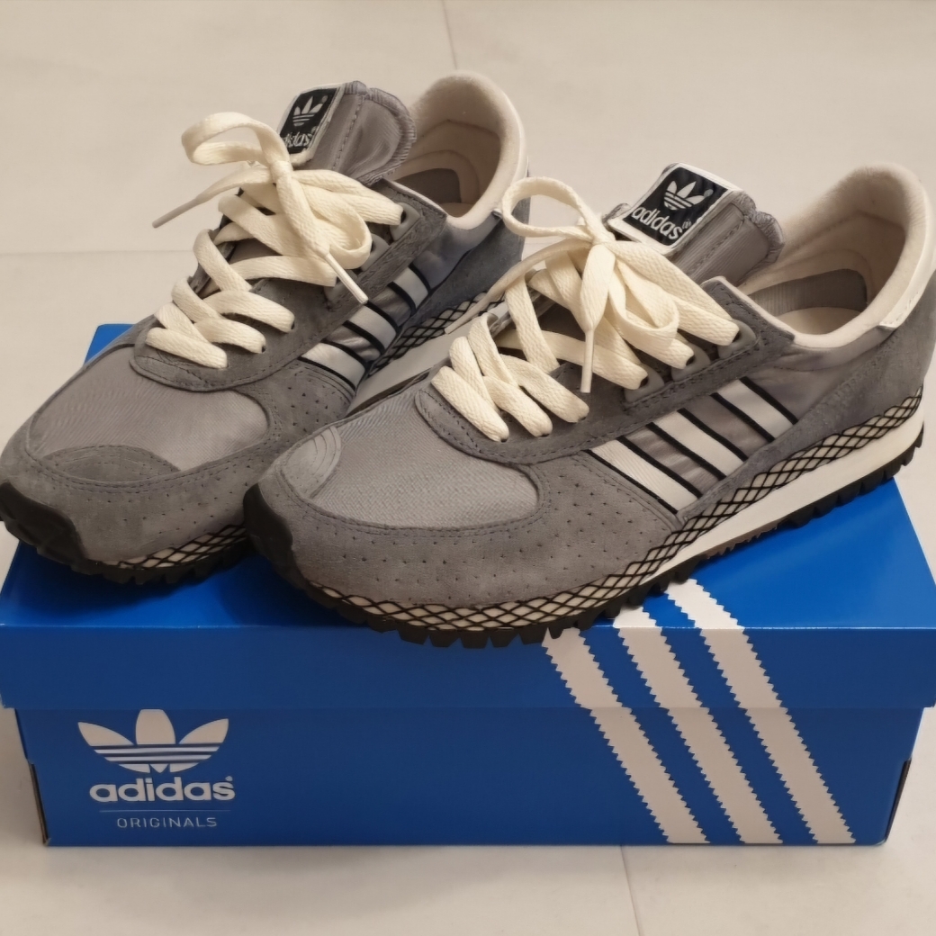 Adidas City Marathon PT Grey White 착용 스타일 - 2