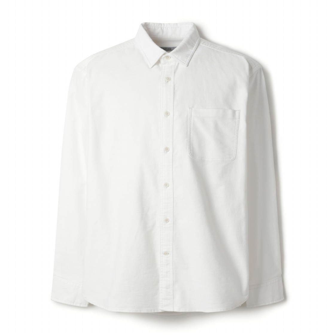 시리즈 솔리드 화이트 셔츠 화이트(SERIES Solid White Shirt White) - 2