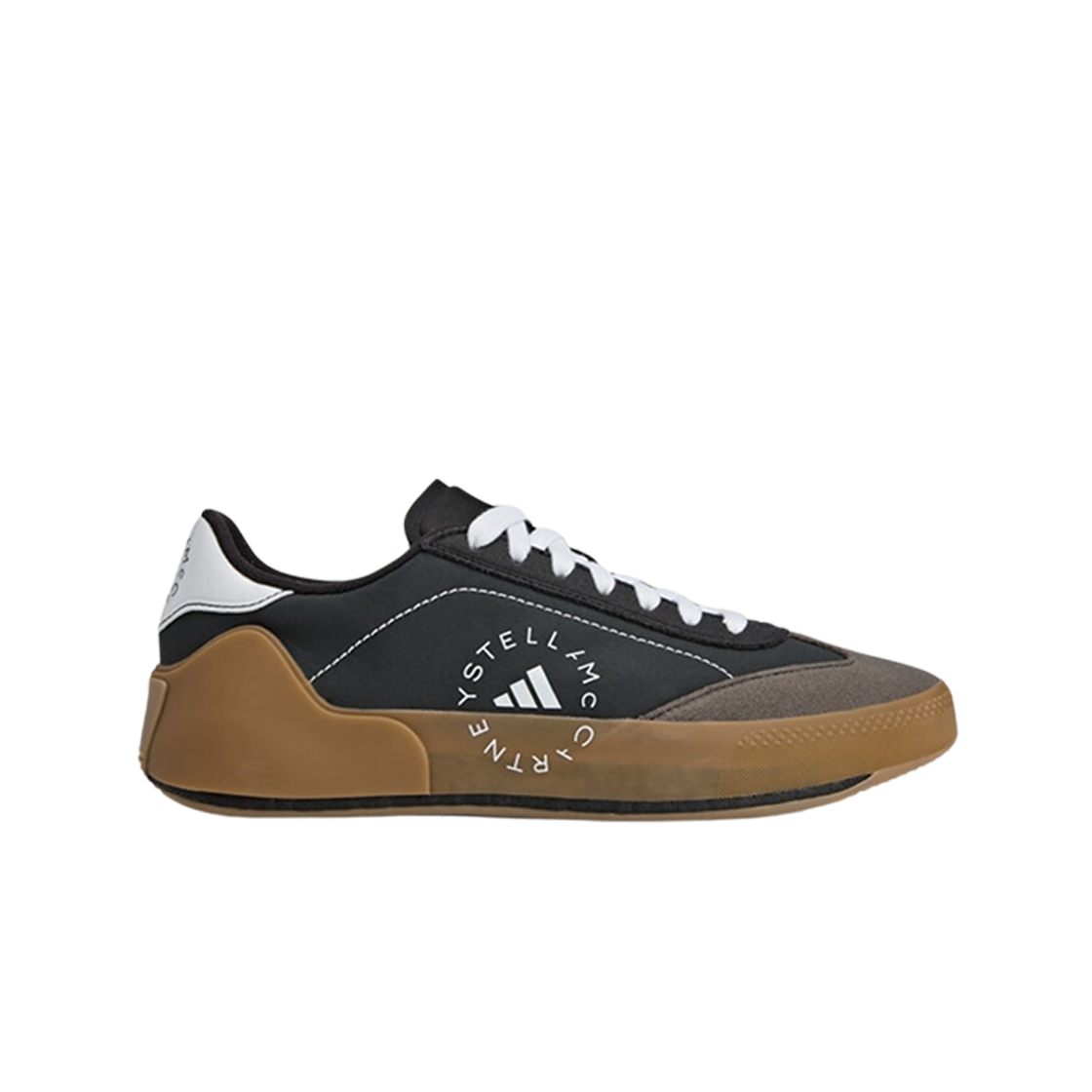 IE3494 (W) Adidas Stella McCartney Court Boost Core Black Gum