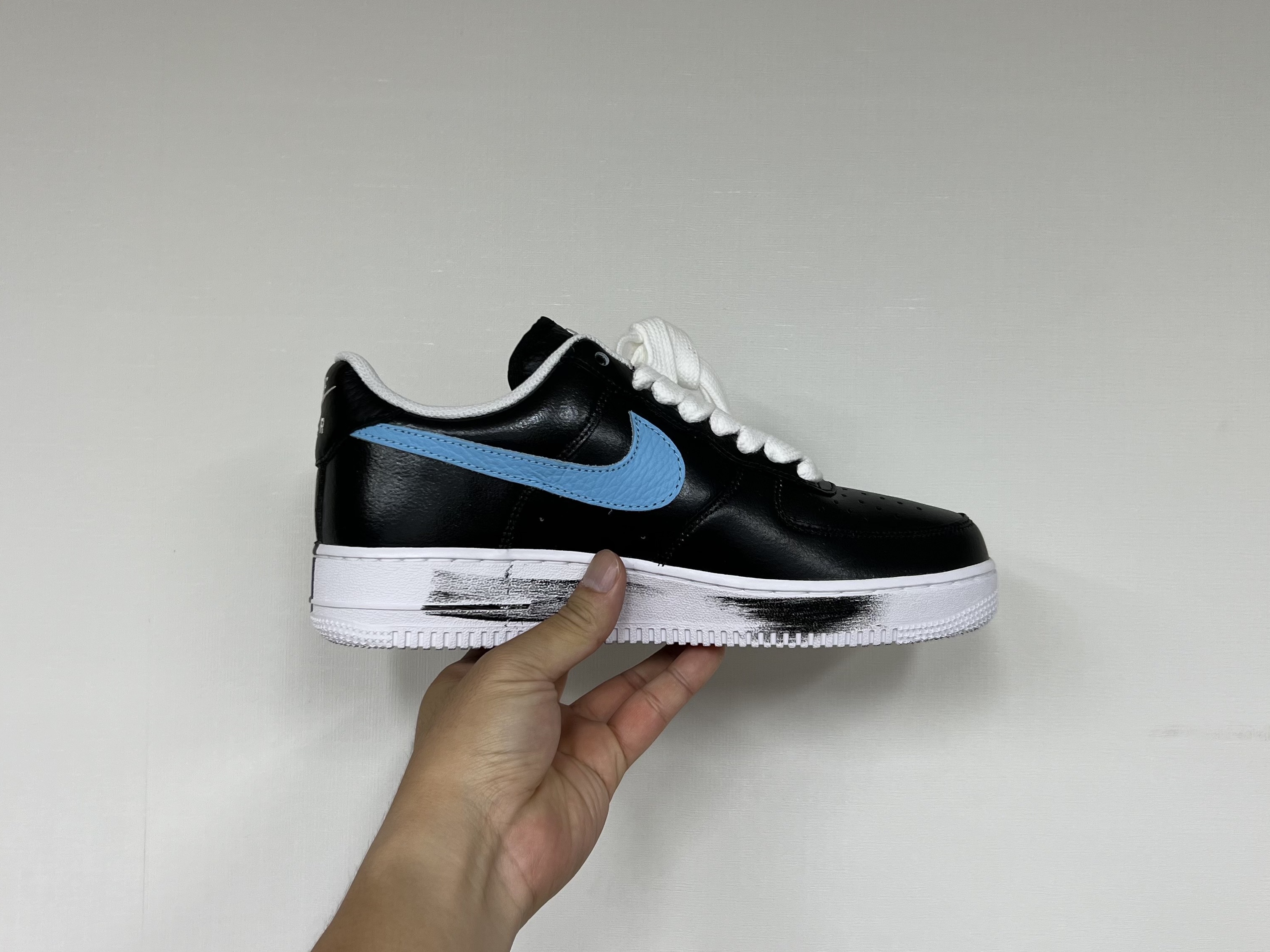 Nike x Peaceminusone Air Force 1 Low Para-Noise 3.0 Black and Multicolor 착용 스타일 - 2