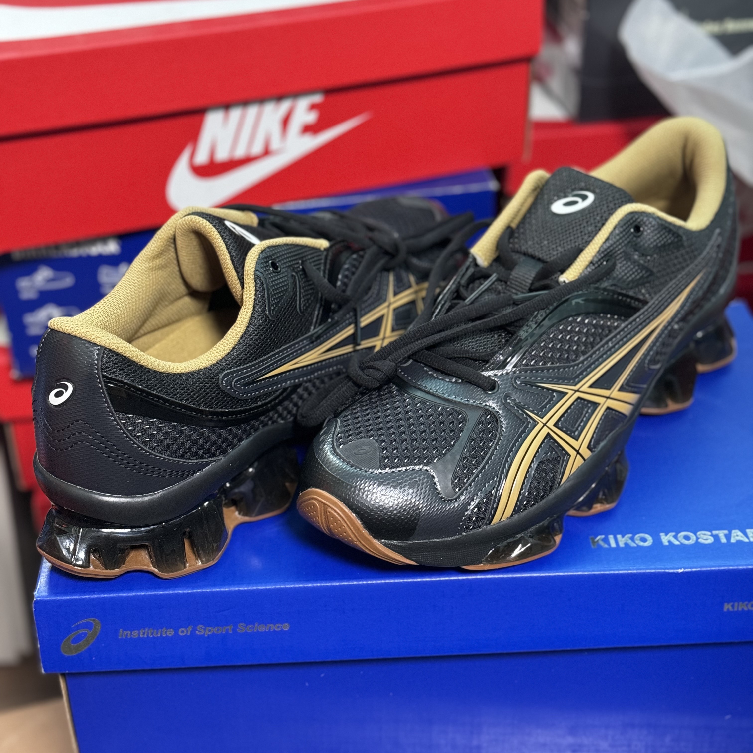 Asics x Kiko Kostadinov Gel-Quantum Zientzia Black Brown 착용 스타일 - 5