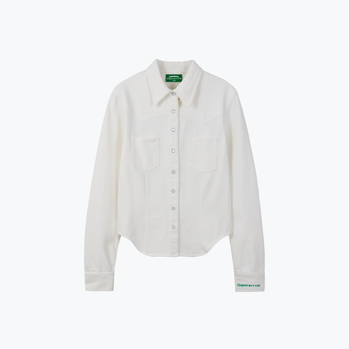 Greenbutter Western Cotton Shirt Ivory 상세 이미지 1