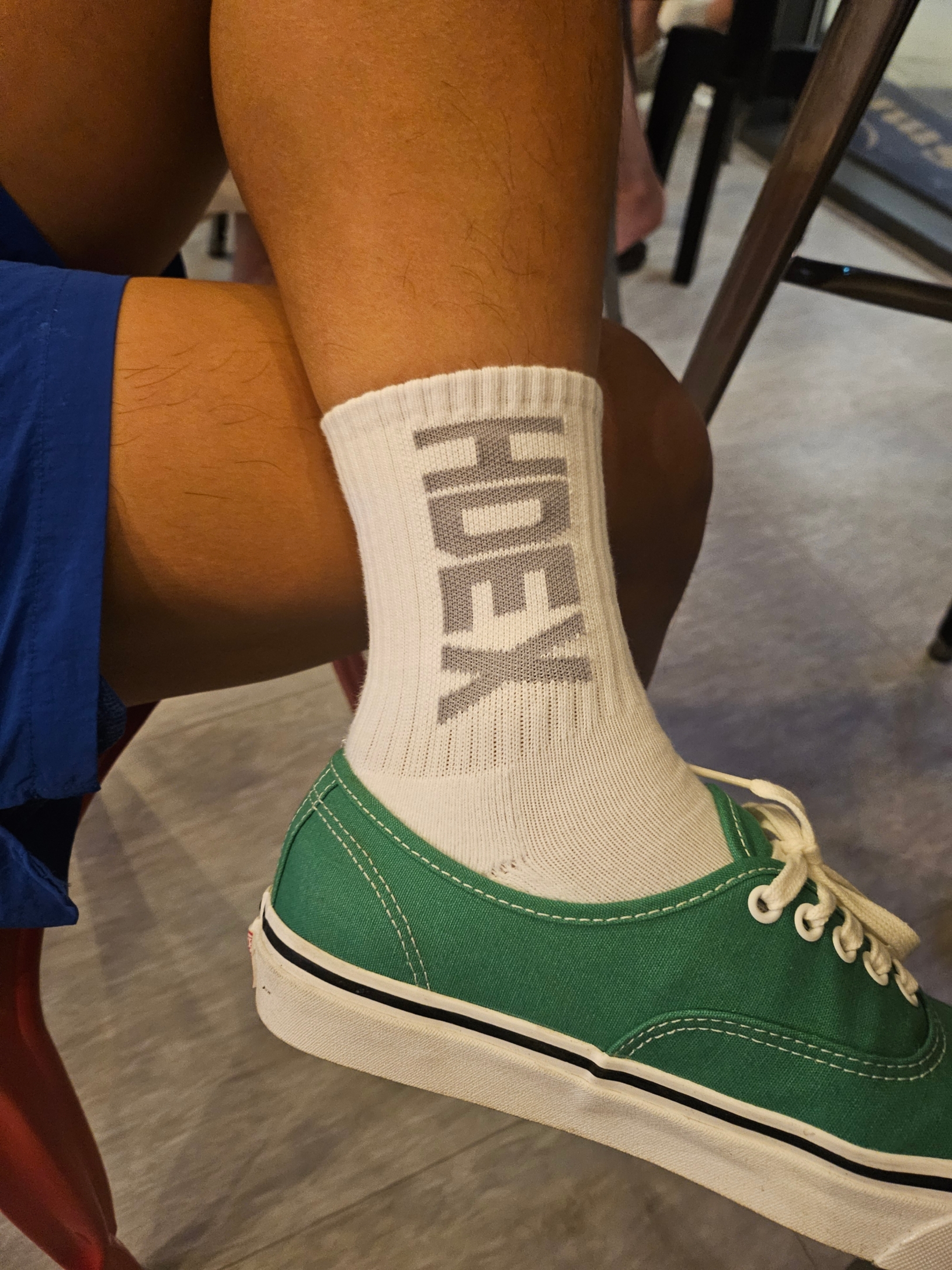 Vans Authentic 44 DX Anaheim Factory Emerald Green 착용 스타일