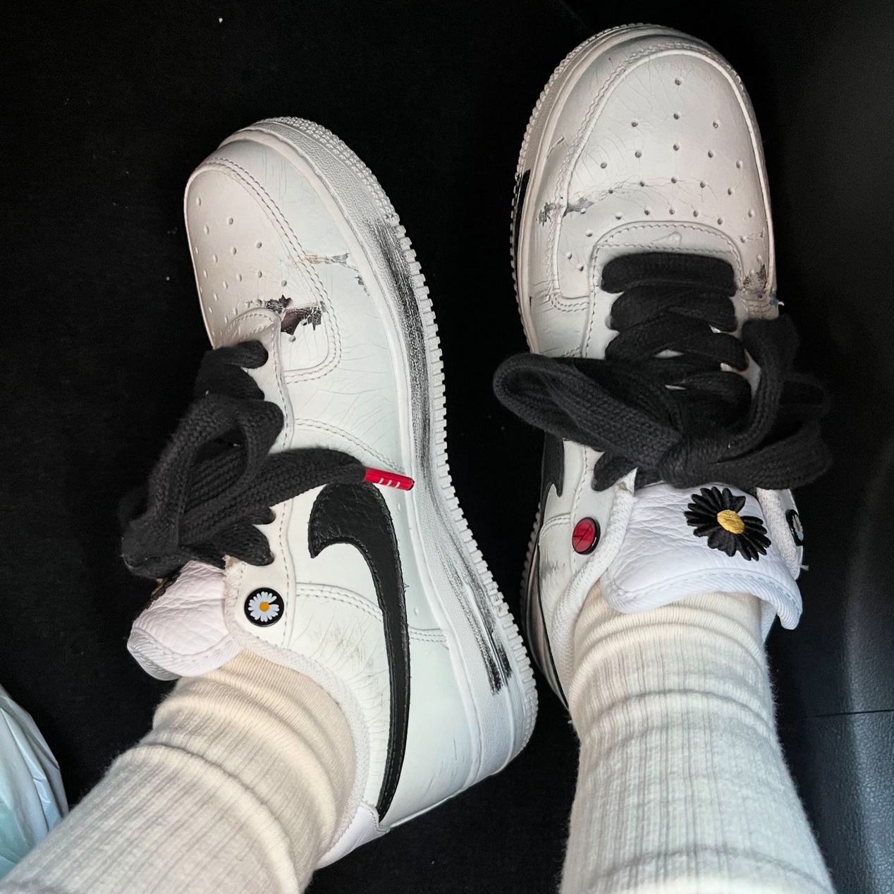 Nike x Peaceminusone Air Force 1 Low Para-Noise 2.0 착용 스타일