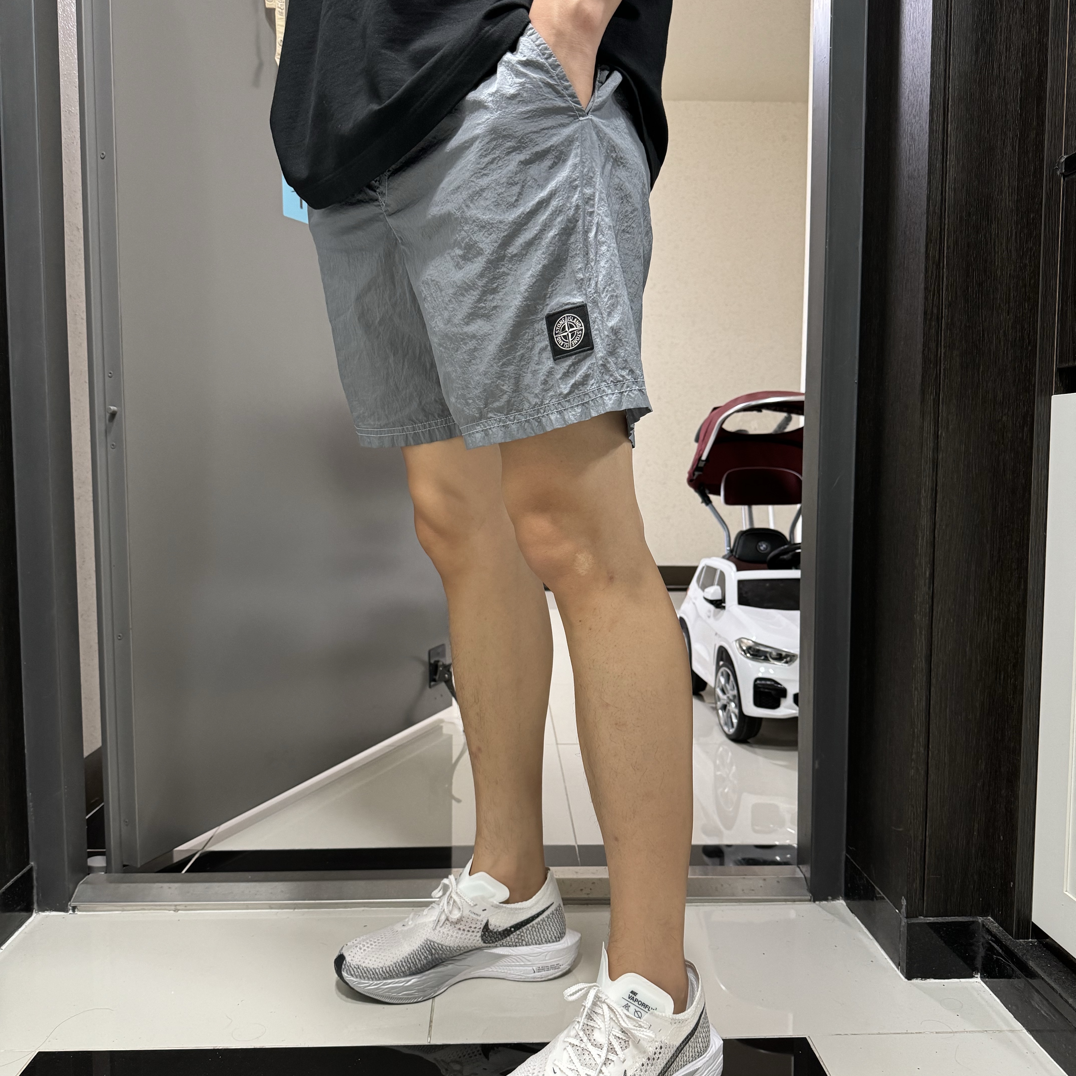 Nike ZoomX Vaporfly Next% 3 White Grey 착용 스타일 - 2