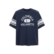 Ciota Football T-Shirts Columbia Navy - 24FW