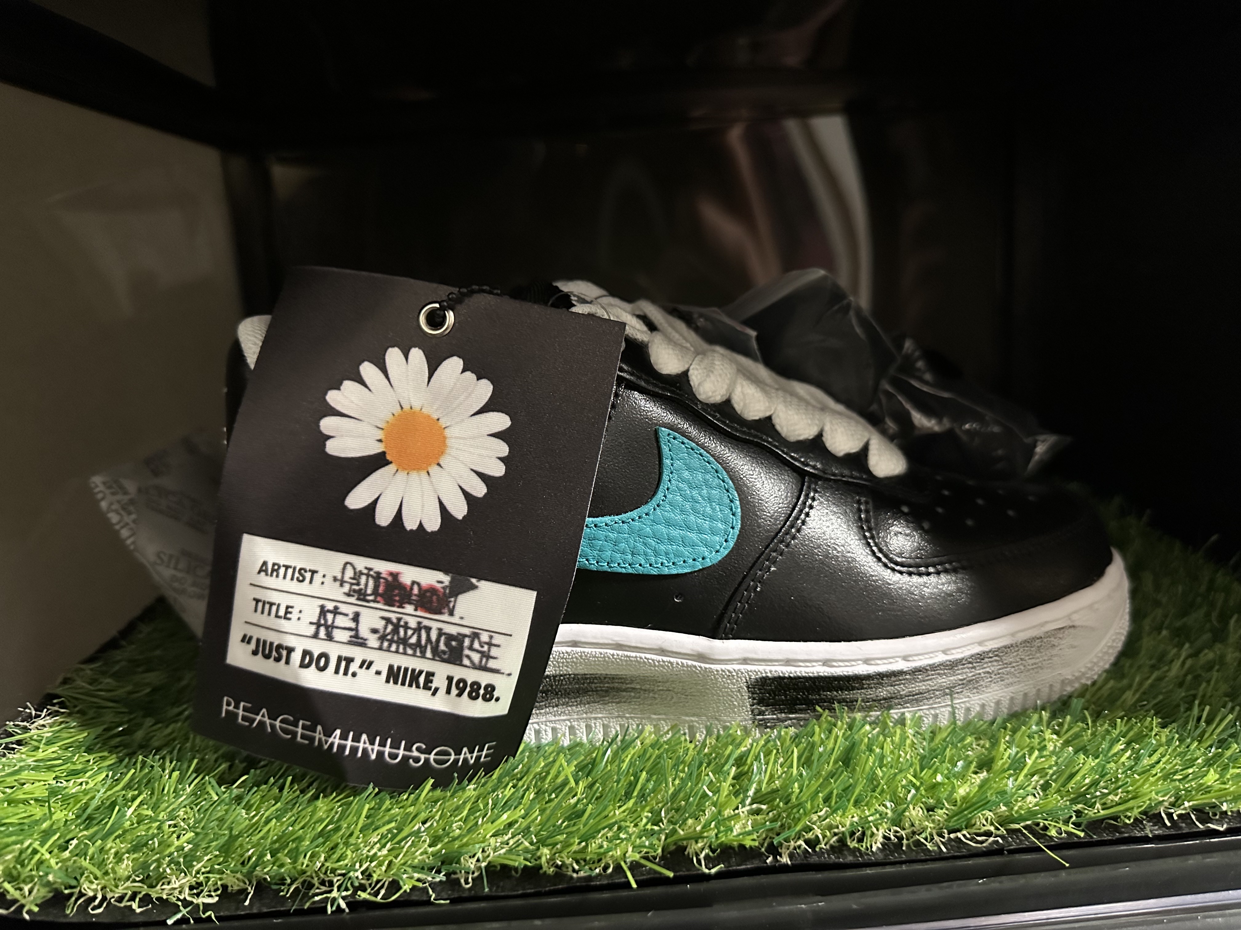 Nike x Peaceminusone Air Force 1 Low Para-Noise 3.0 Black and Multicolor 착용 스타일 - 6
