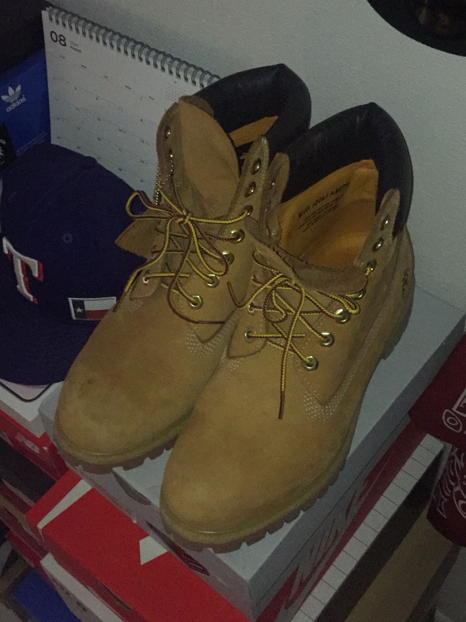 Timberland Premium 6 inch Waterproof Boot Wheat Nubuck - Wide 착용 스타일