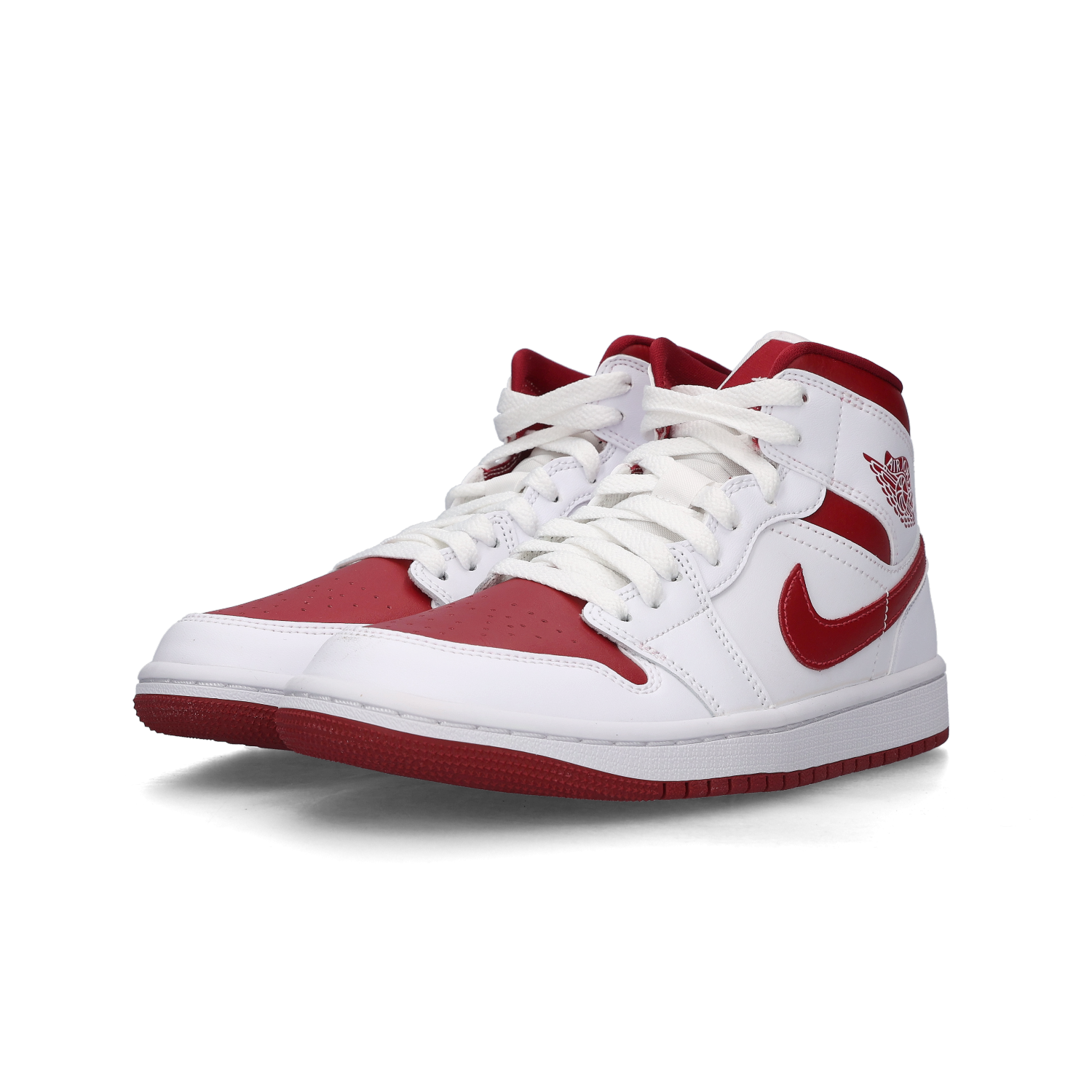 (W) Jordan 1 Mid Championship Red