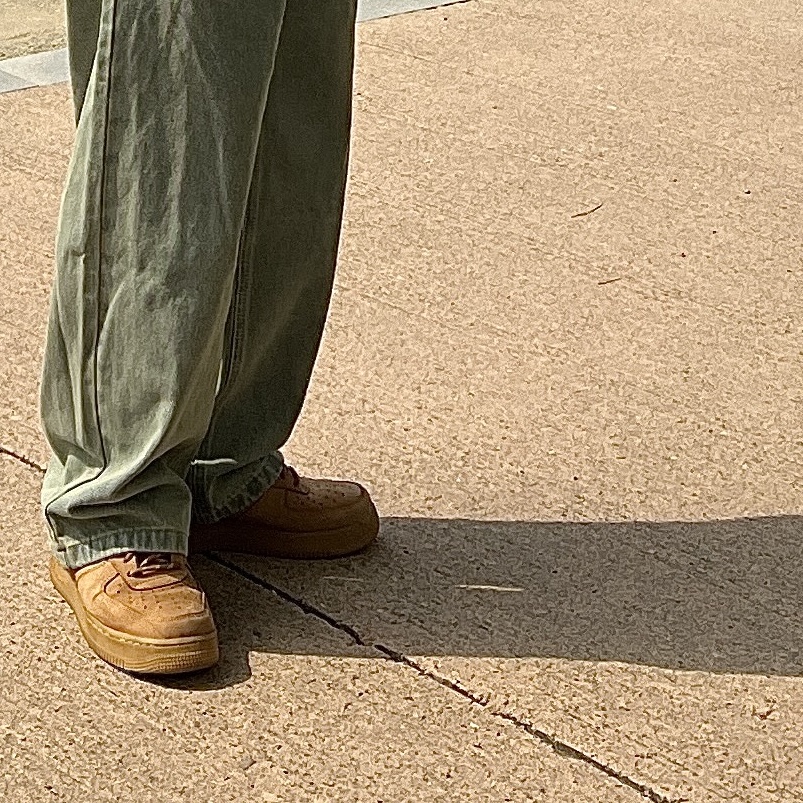 Nike Air Force 1 '07 WB Flax 착용 스타일