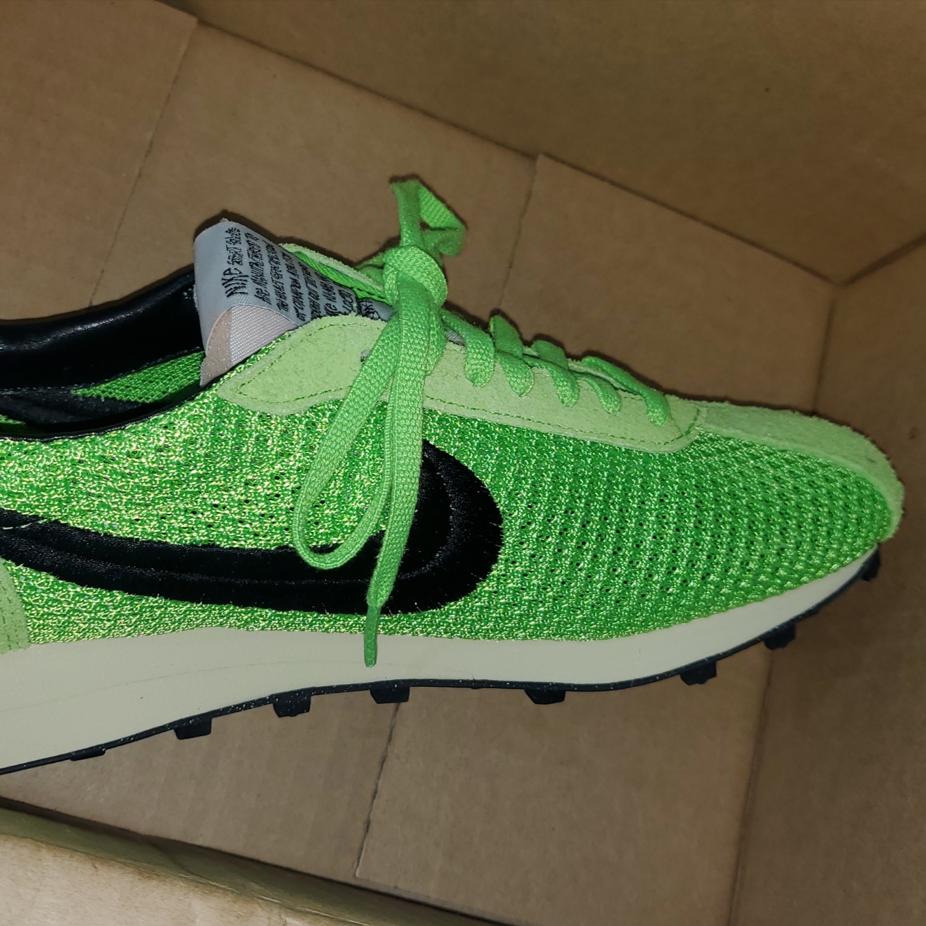 Nike x Stussy LD-1000 SP Action Green and Black 착용 스타일 - 1