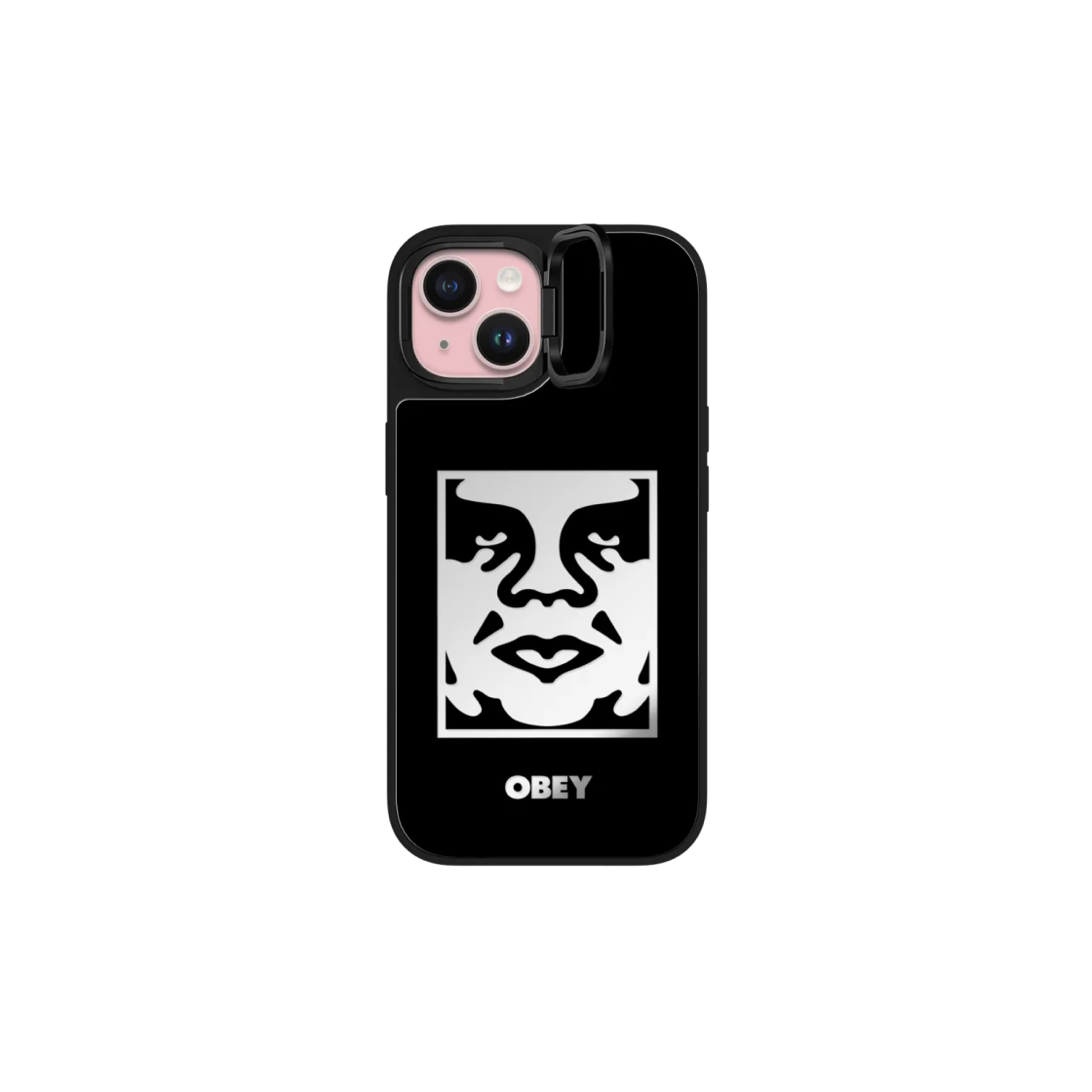 Casetify x Obey iPhone Magsafe Icon Face Ultra Bounce Case Black 상세 이미지 4