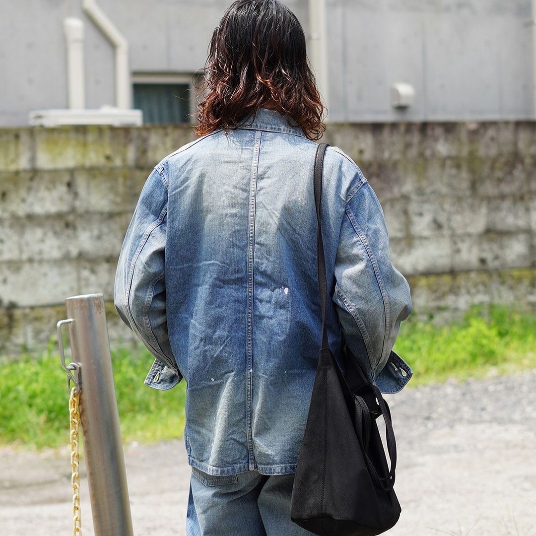 Marka 91-J Coverall Used Washed - 24FW 착용 스타일 - 3
