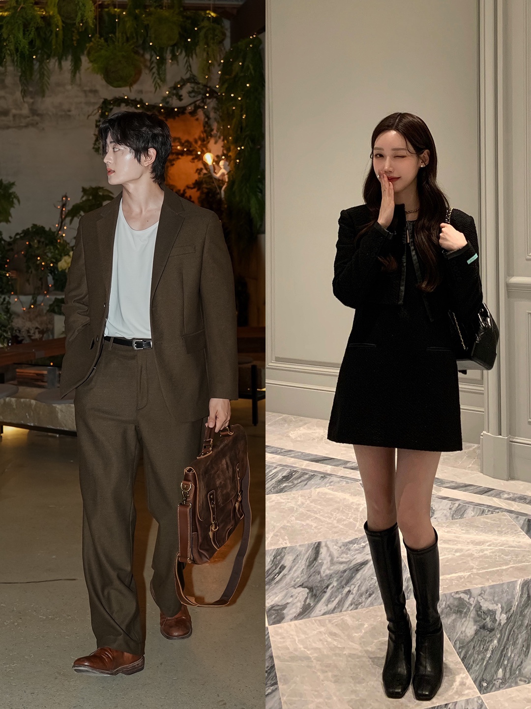 Kinchi Grainy - 547 (a) Brown, Chanel Small Gabrielle Backpack Aged Calfskin & Gold Silver Black 착용 스타일 - 2
