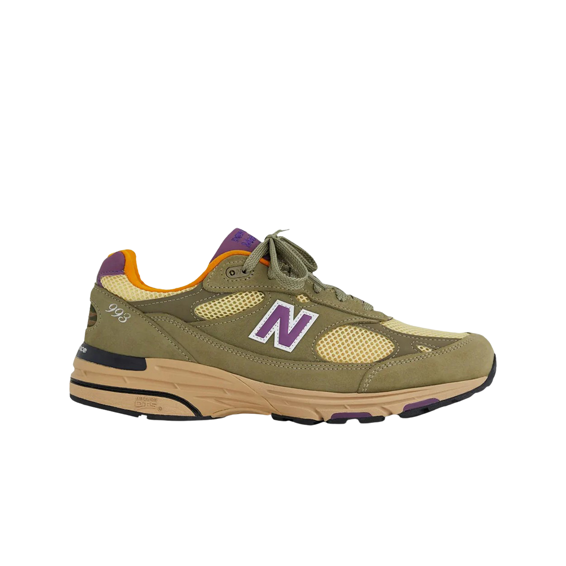 뉴발란스 993 메이드 인 USA 올리브 리프 메이즈(New Balance 993 Made in USA Olive Leaf Maize)