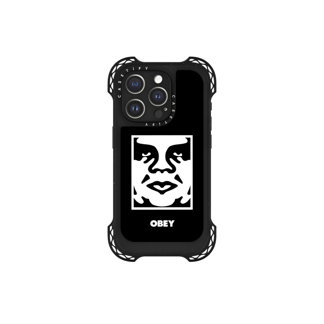 Casetify x Obey iPhone Magsafe Icon Face Ultra Bounce Case Black 상세 이미지 2