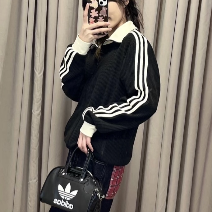 Adidas Waffle Beckenbauer Track Top Black - KR Sizing 착용 스타일 - 2