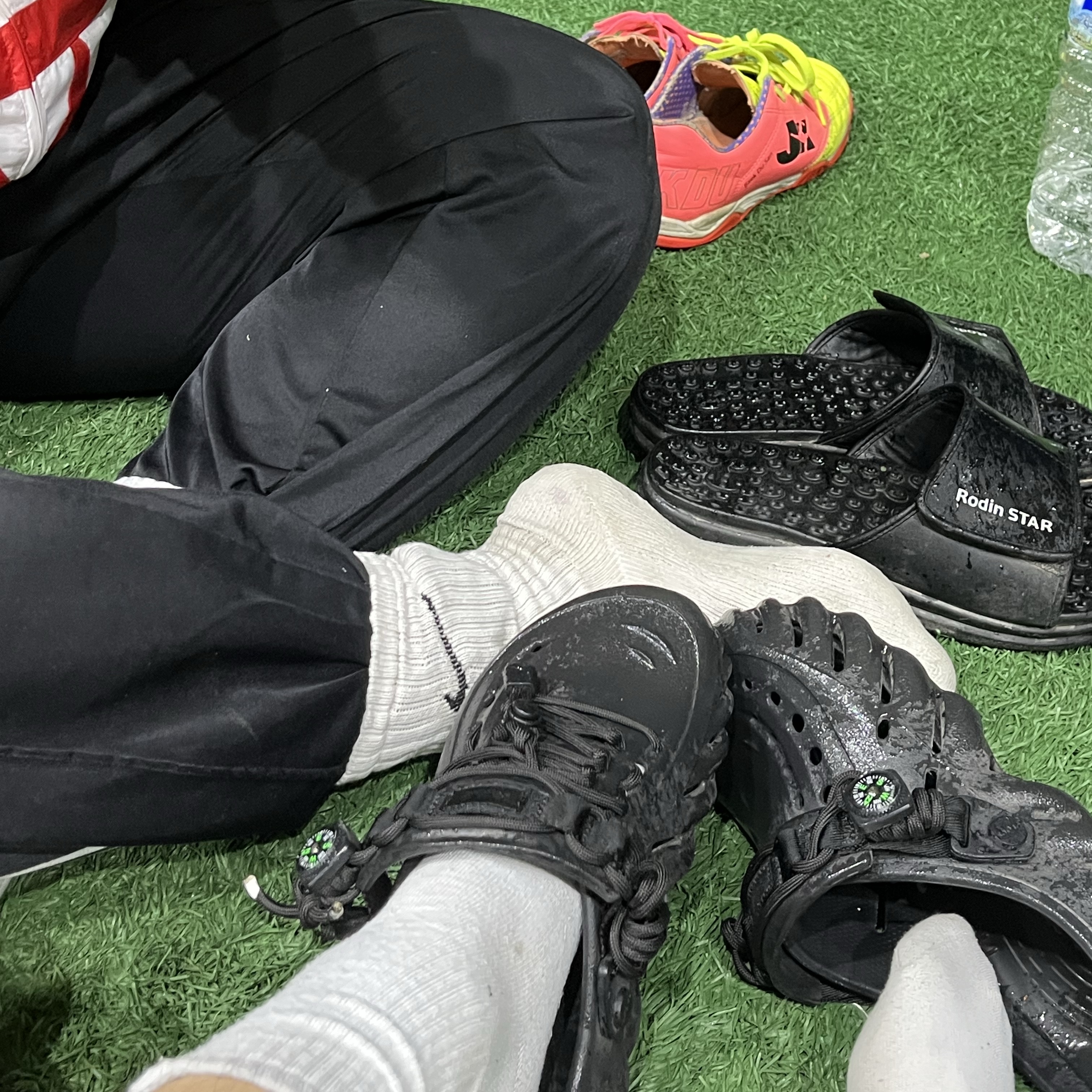 Crocs Echo Clog Black 착용 스타일