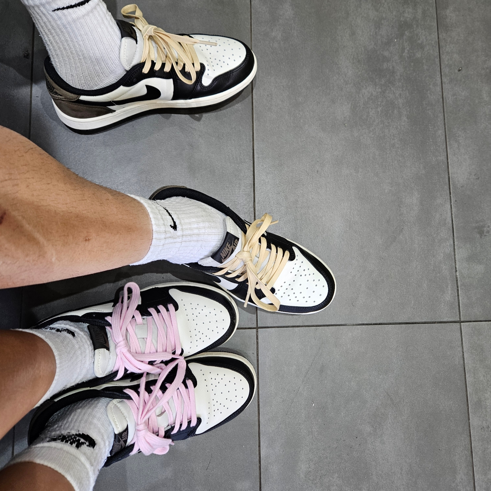 (GS) Jordan 1 Retro Low OG Mocha 착용 스타일