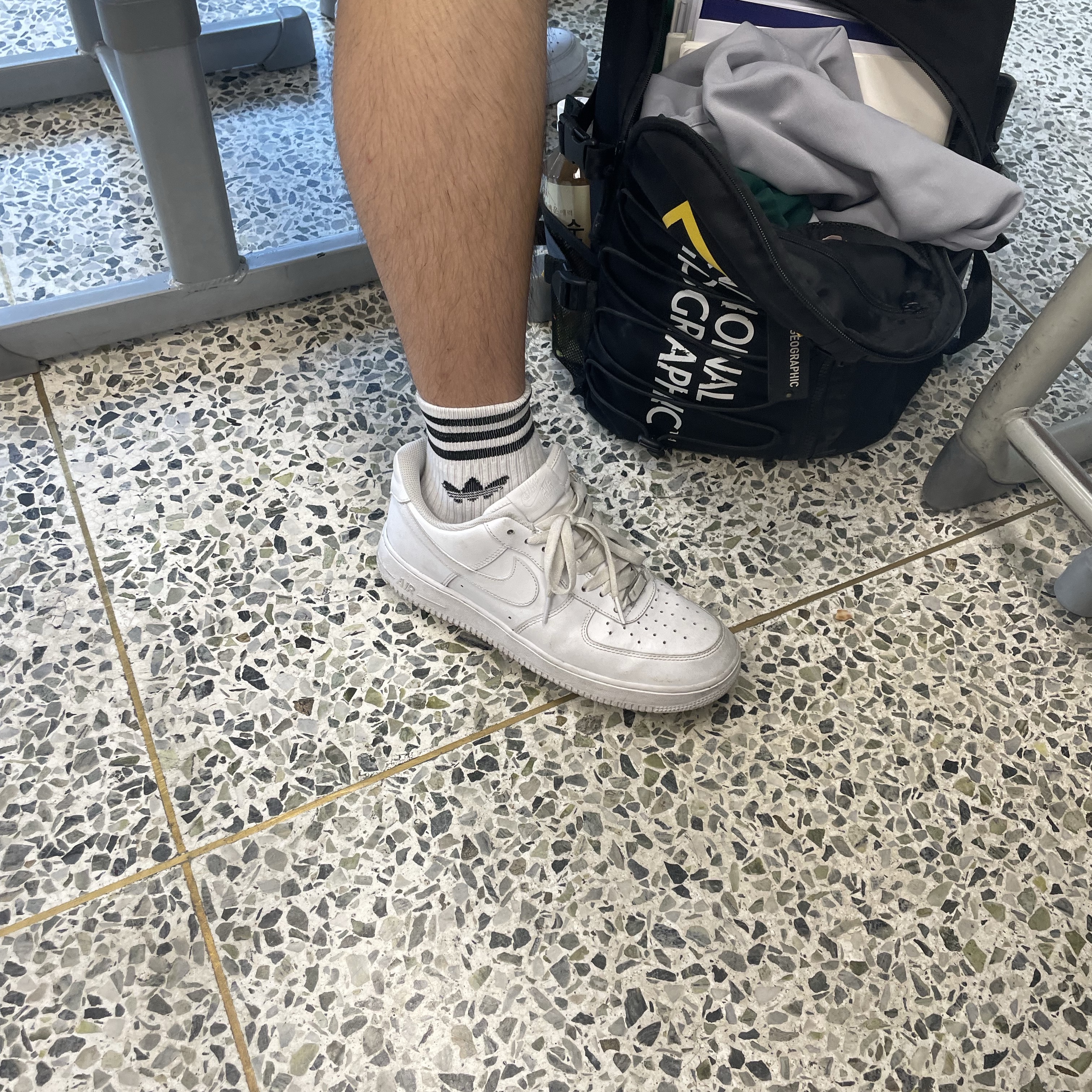Nike Air Force 1 '07 Low White 착용 스타일 - 2
