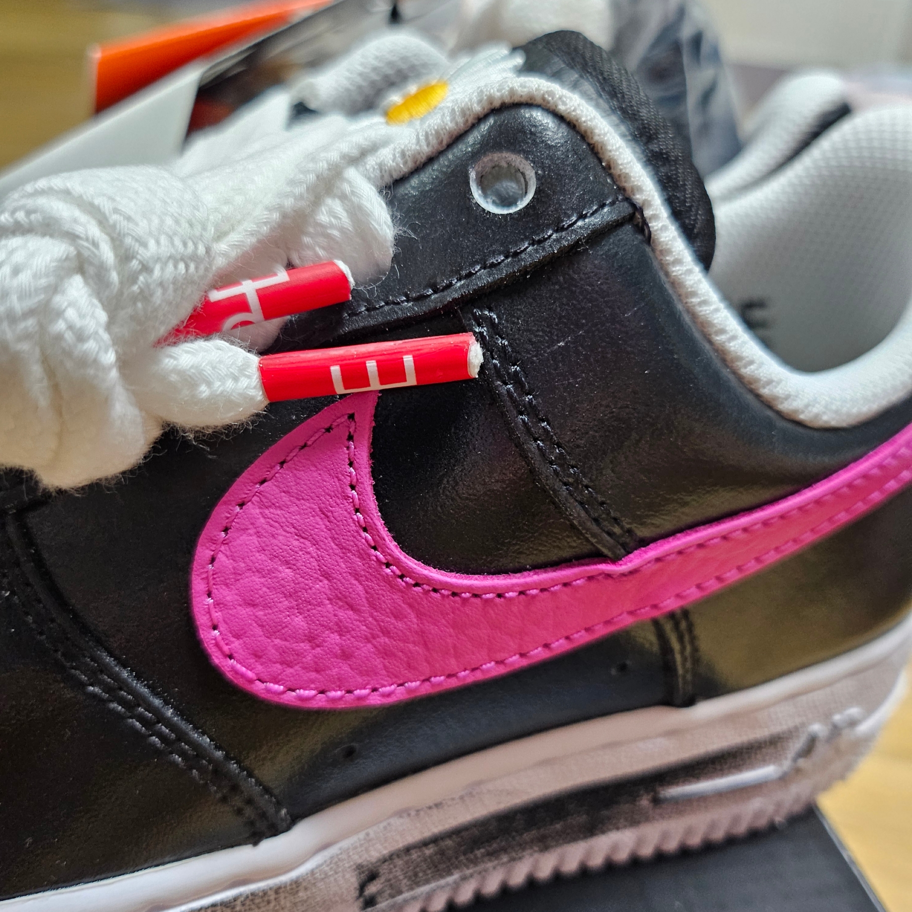 Nike x Peaceminusone Air Force 1 Low Para-Noise 3.0 Black and Multicolor 착용 스타일 - 2