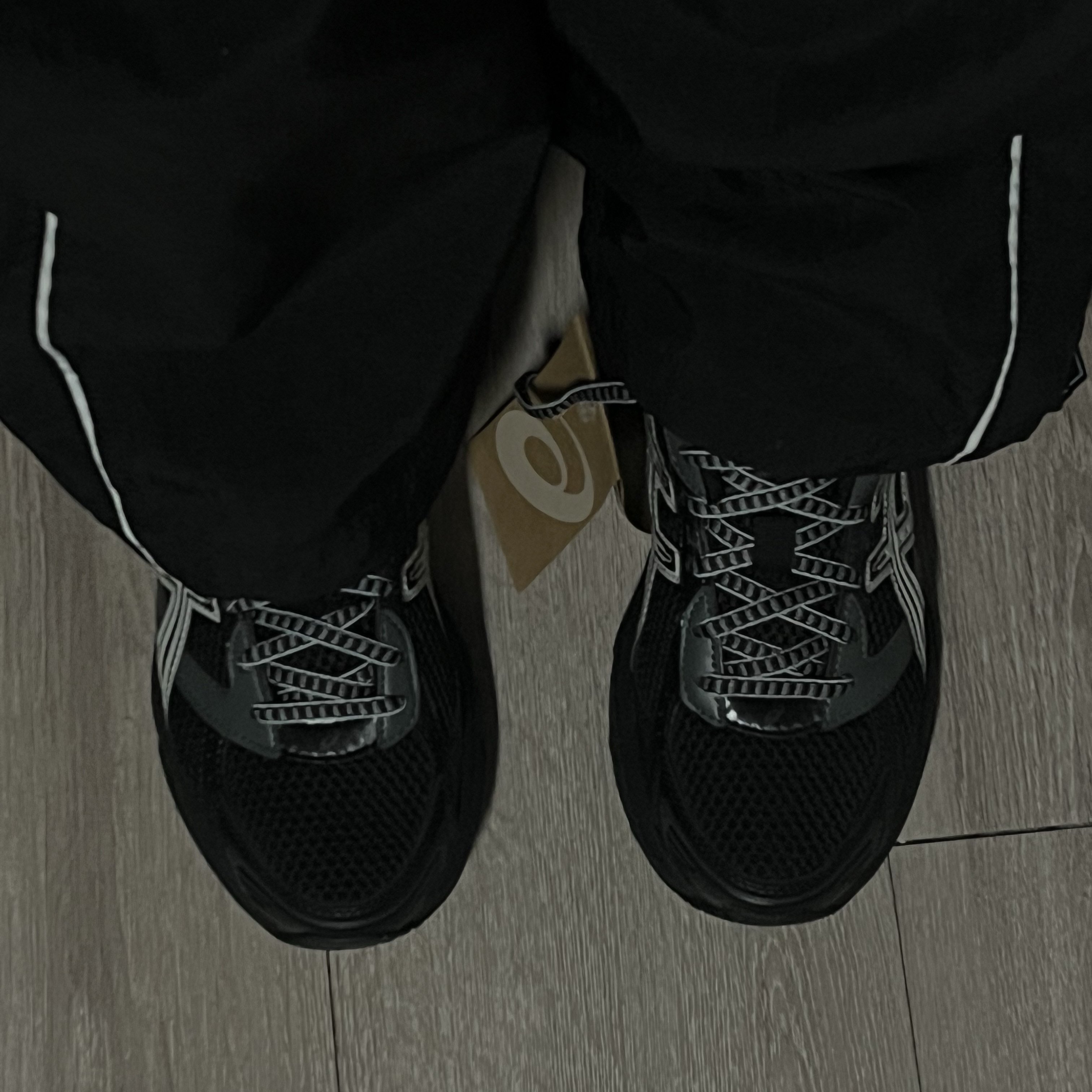 Asics Gel-1130 Black Glacier Grey - Folder Exclusive 착용 스타일