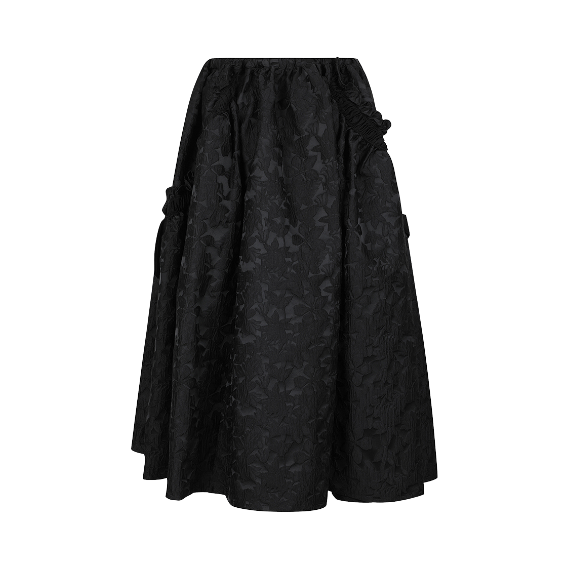 Caroline Hu Women Jacquard Skirt Black - 24FW 상세 이미지 2