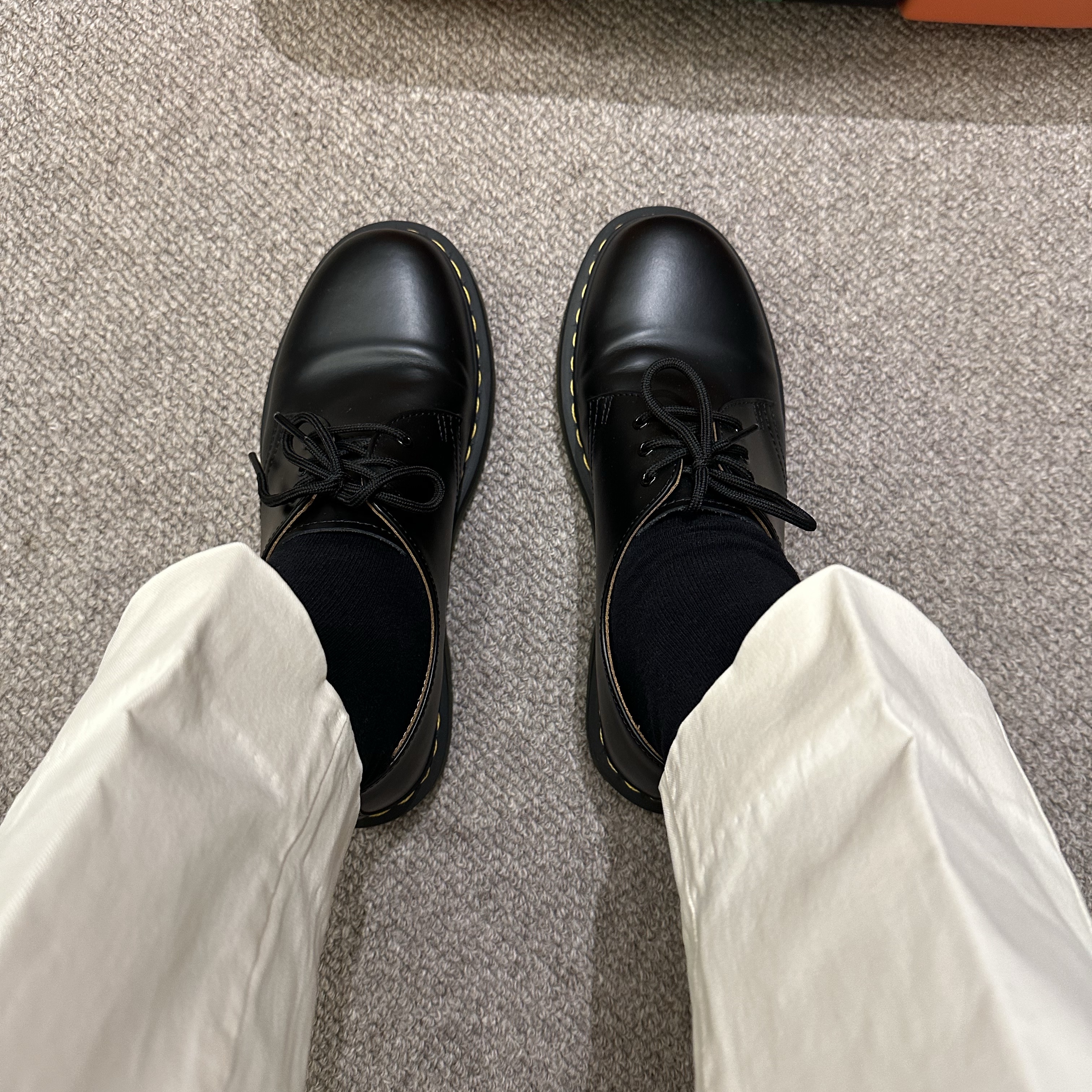 Dr. Martens 1461 Nappa Black 착용 스타일