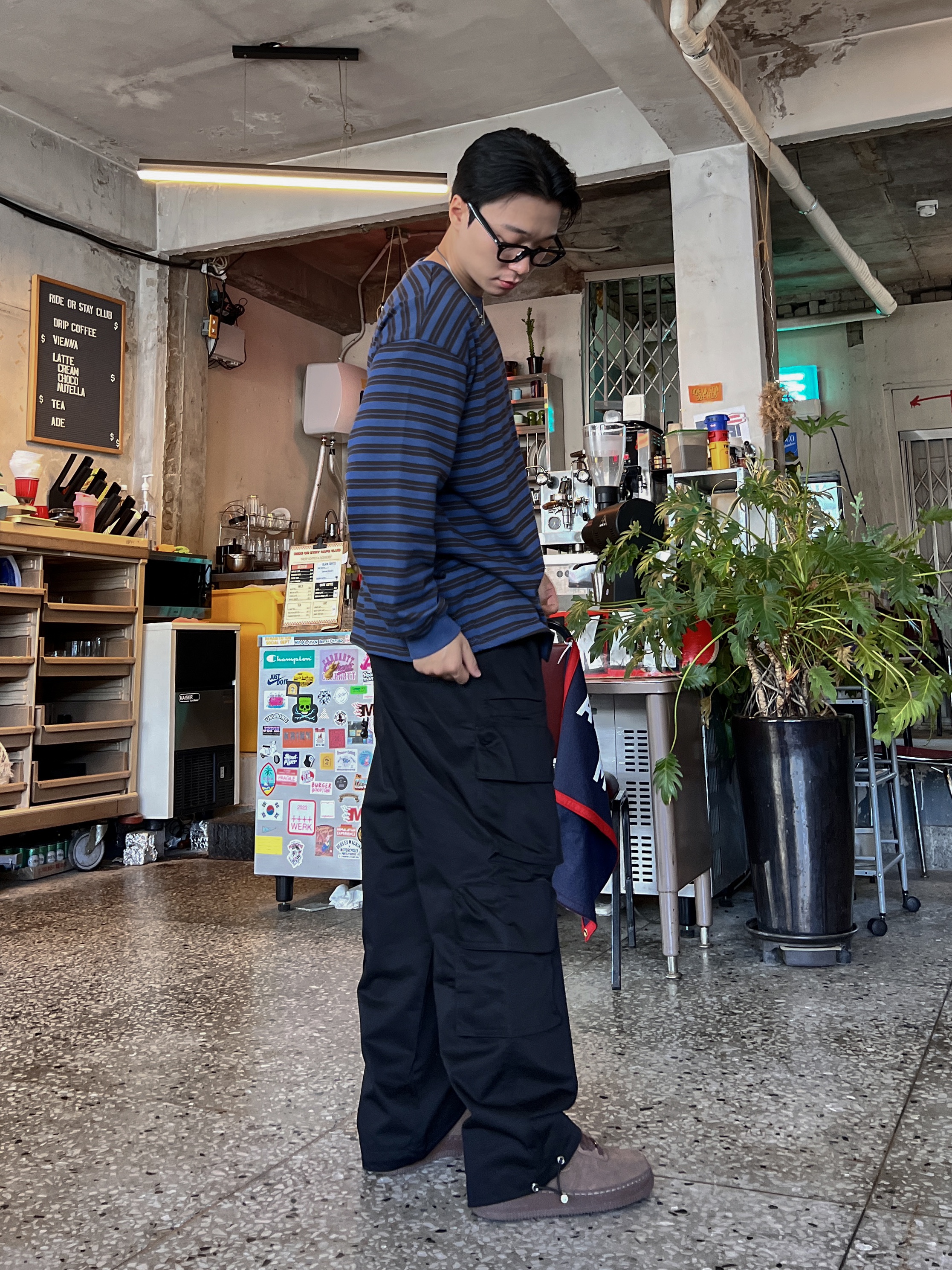 (W) Nike Air Force 1 '07 Cacao Wow 착용 스타일 - 2