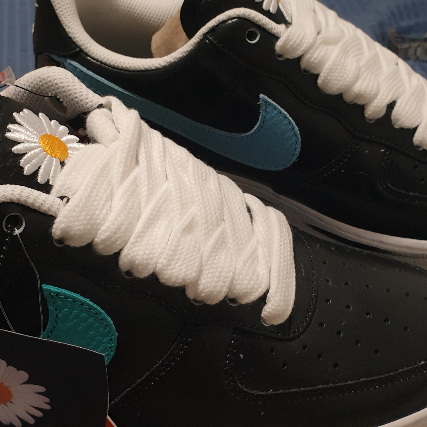 Nike x Peaceminusone Air Force 1 Low Para-Noise 3.0 Black and Multicolor 착용 스타일 - 2