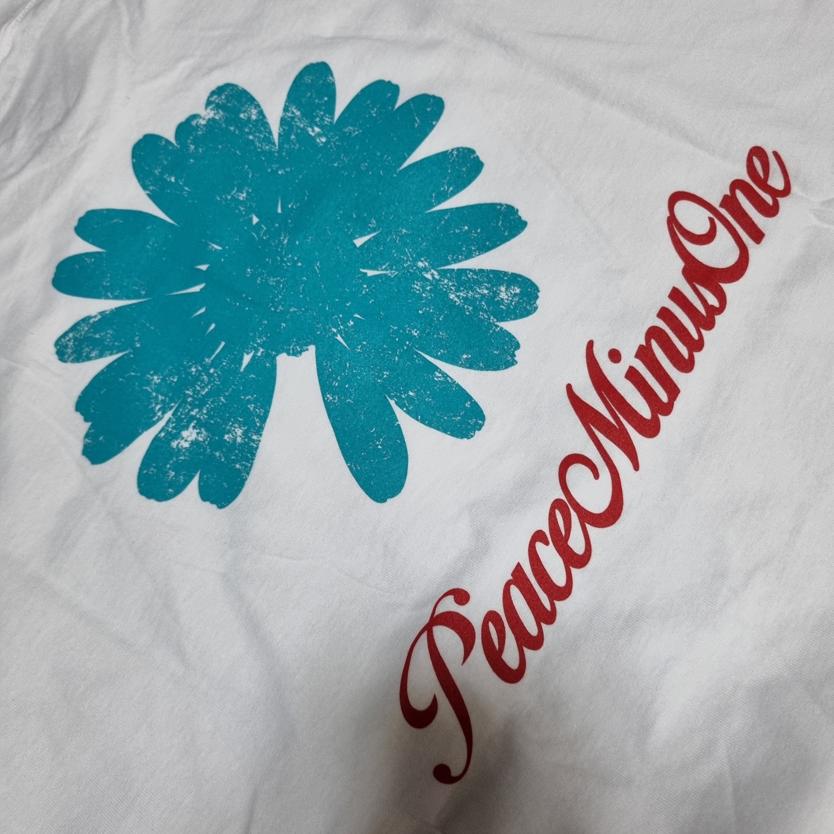 Peaceminusone x Joopiter T-Shirt White 착용 스타일