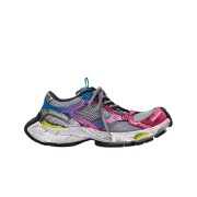 (W) Balenciaga Stapler Sneaker Grey Blue Pink Neon Yellow White
