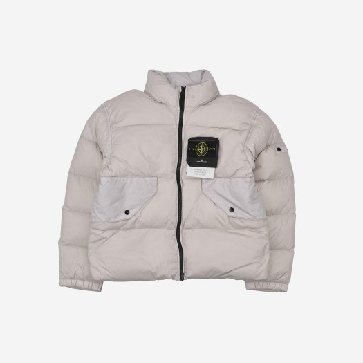 Stone Island 40623 Garment Dyed Crinkle Reps Recycled Nylon Down Jacket Plaster - 23FW