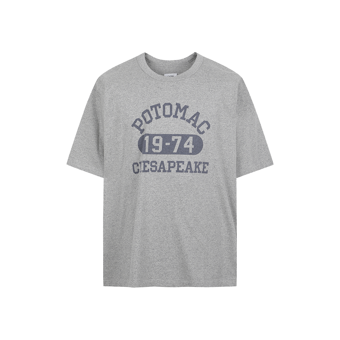 시오타 멜란지 티셔츠 포토맥 그레이 - 24FW(Ciota Melange T-Shirts Potomac Gray - 24FW)