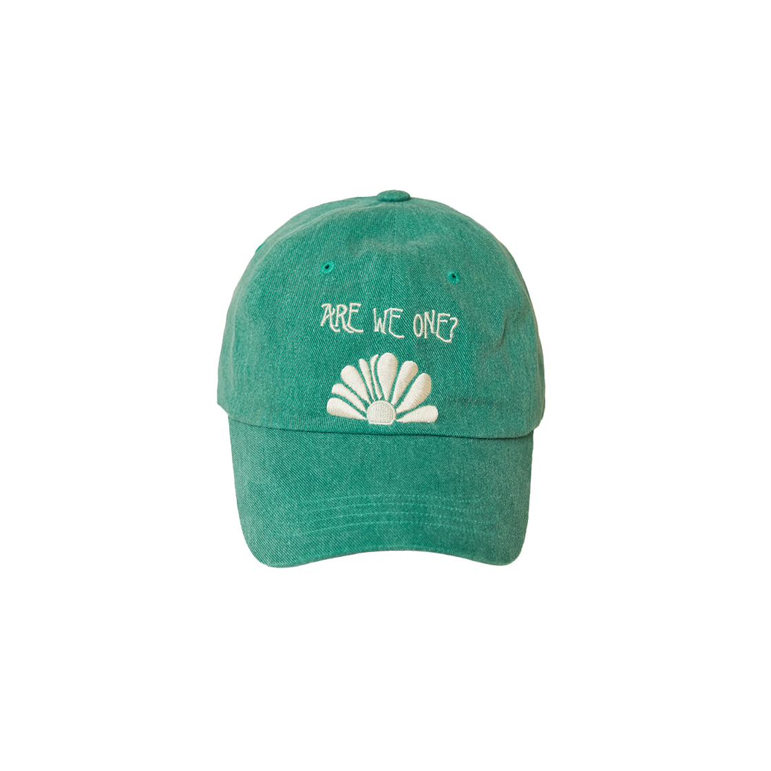 59 DVAN Daisy Rise Emb Ball Cap Green - 대표 이미지 #1