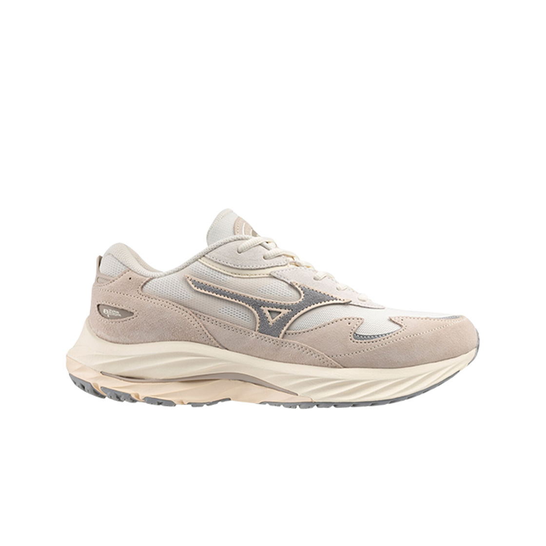 D1GA330909 (W) Mizuno Wave Rider B White Sand Grey