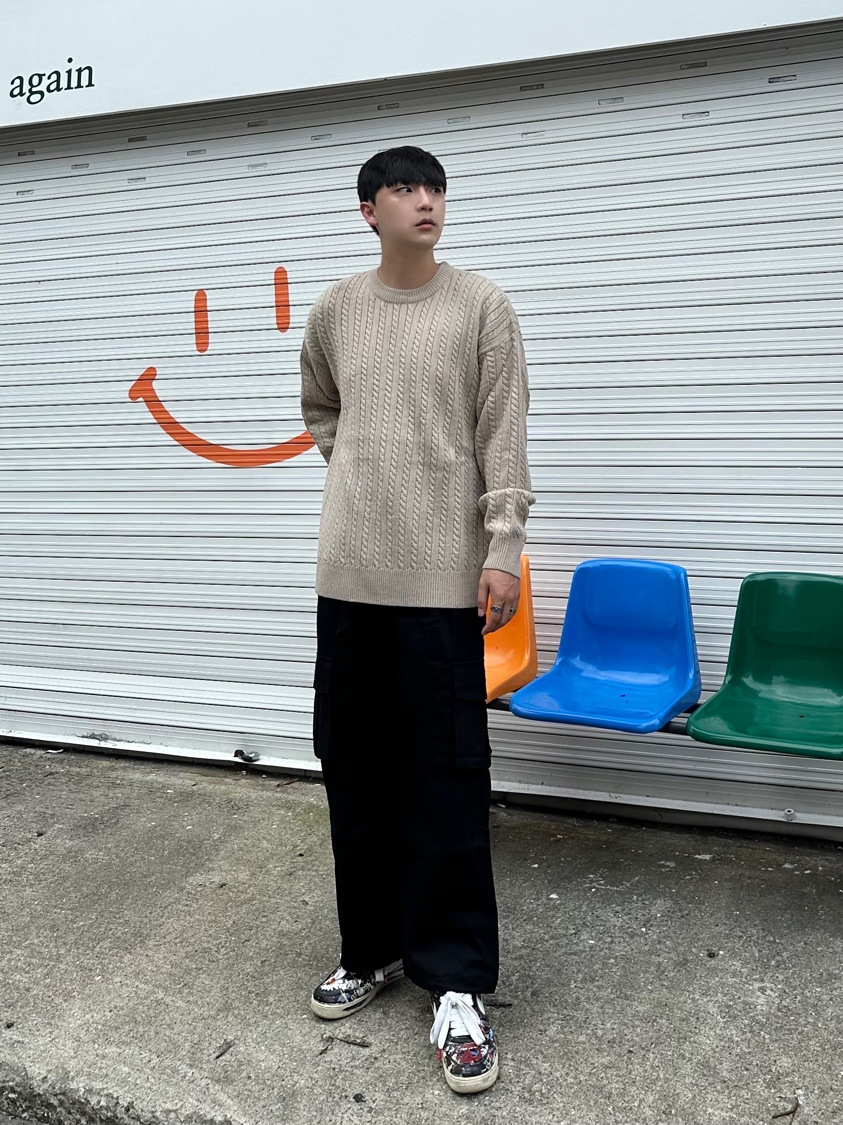 Nike x Peaceminusone Air Force 1 Low Para-Noise 착용 스타일 - 2