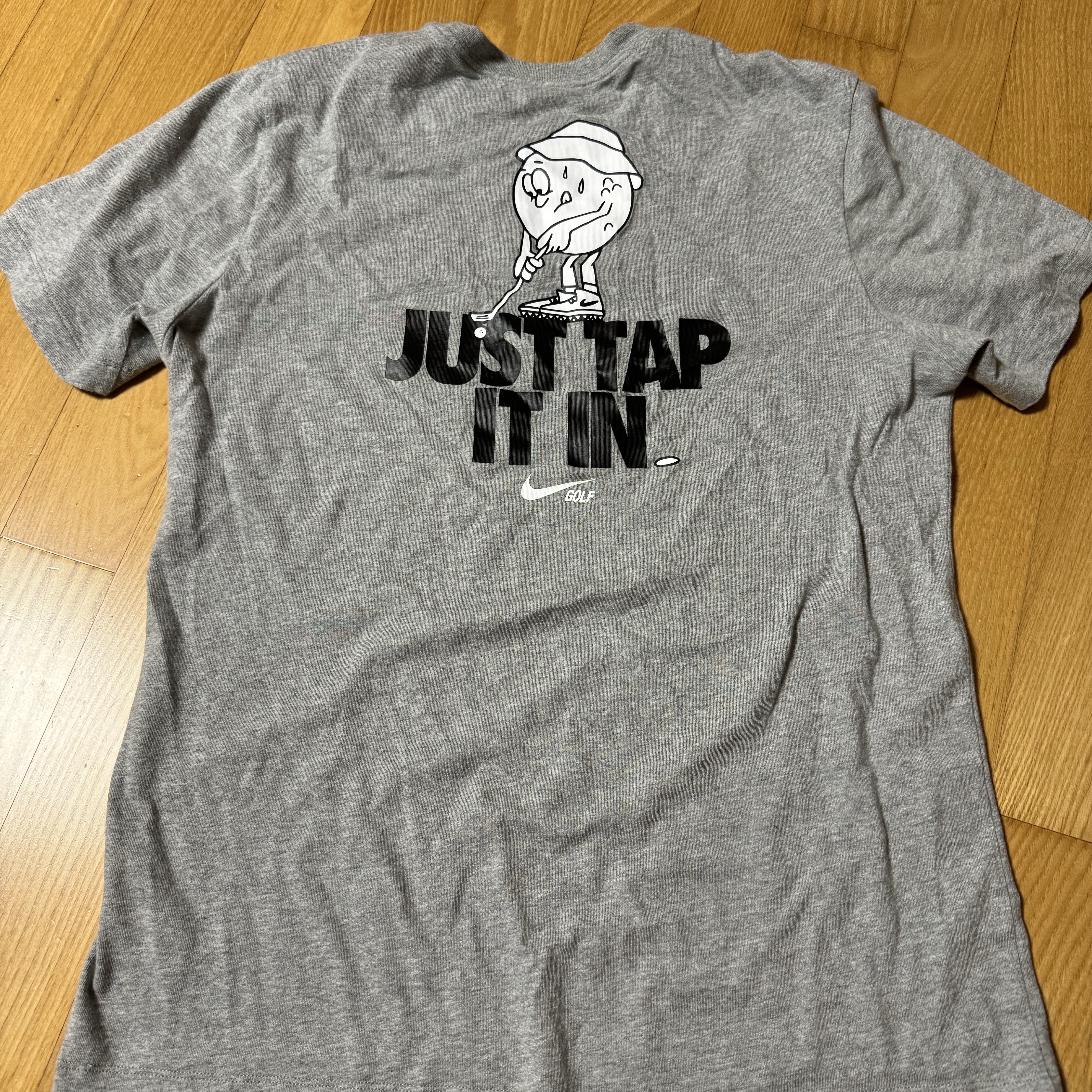 Nike Golf T-Shirt Dark Grey Heather - Asia 착용 스타일 - 2